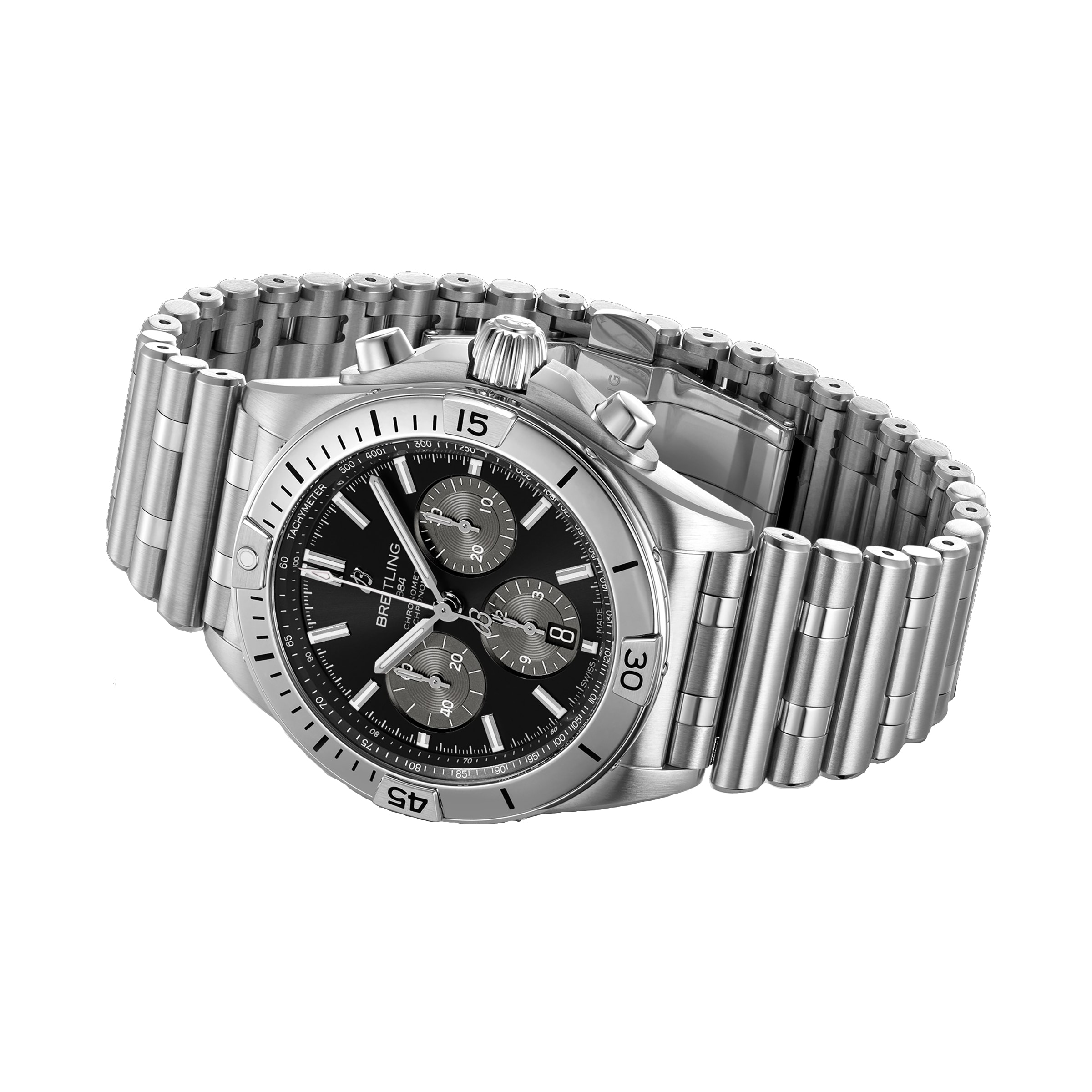 Replica Breitling Chronomat B01 UK Exclusive 42mm Mens details Black AB01341B1B1A1 3 Replica Breitling Chronomat B01 UK Exclusive 42mm Mens details Black AB01341B1B1A1