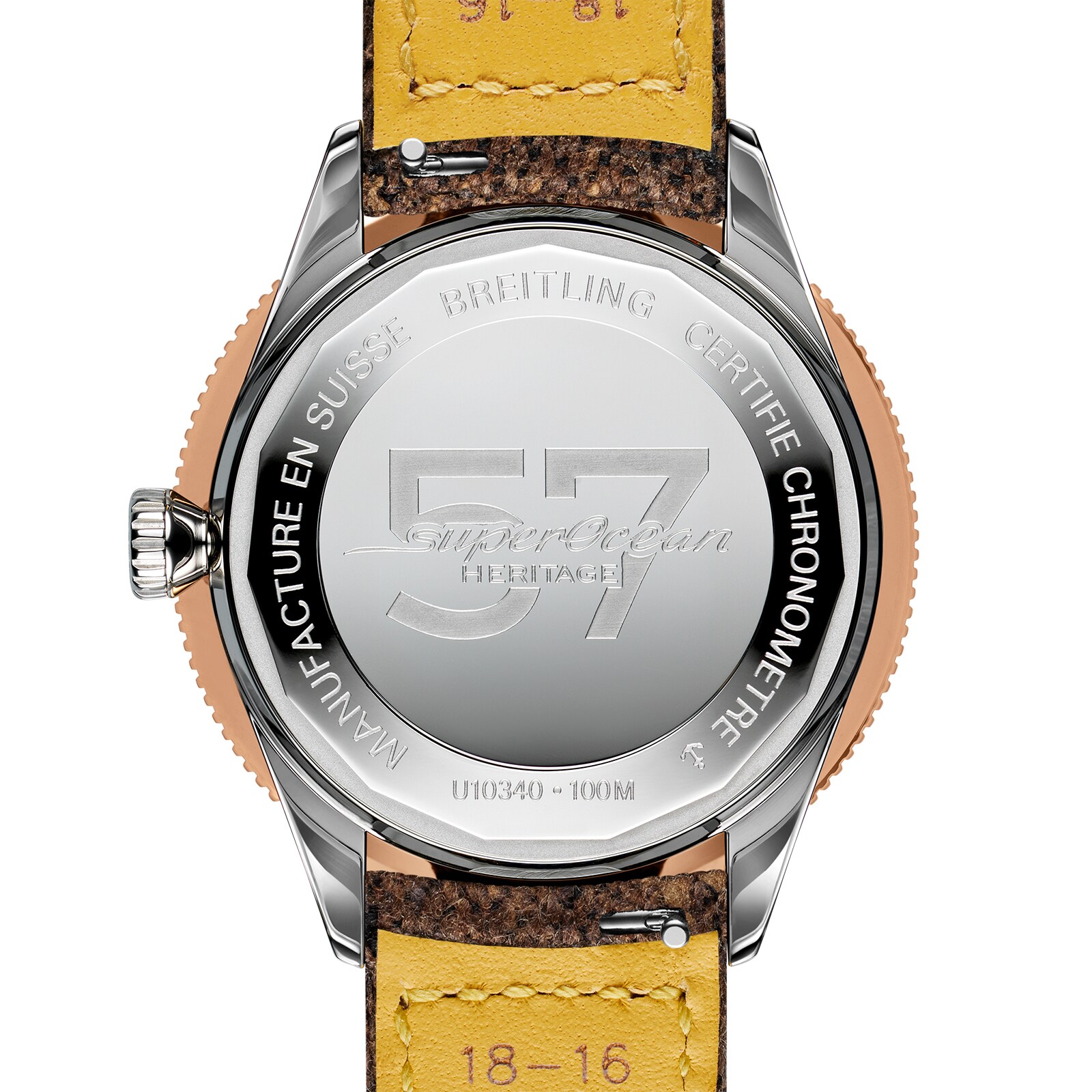 Replica Breitling Superocean Heritage '57 Highlands Capsule 38mm Mens details Brown 2 Straps U10340E31A1A1 3 Replica Breitling Superocean Heritage '57 Highlands Capsule 38mm Mens details Brown 2 Straps U10340E31A1A1