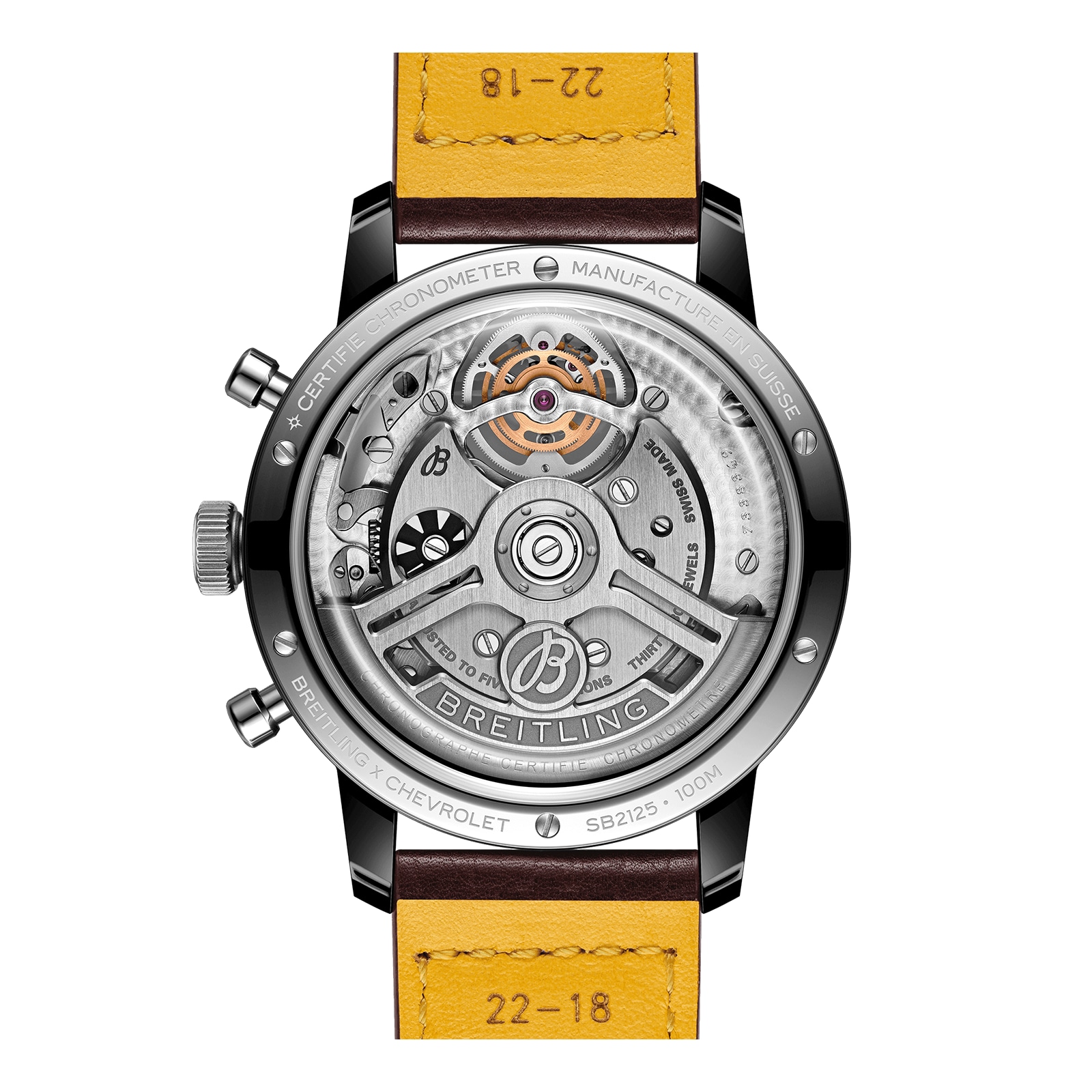 Replica Breitling Top Time B21 Chevrolet Corvette Tourbillon 42mm Mens details Brown SB21252A1Q1X1 3 Replica Breitling Top Time B21 Chevrolet Corvette Tourbillon 42mm Mens details Brown SB21252A1Q1X1