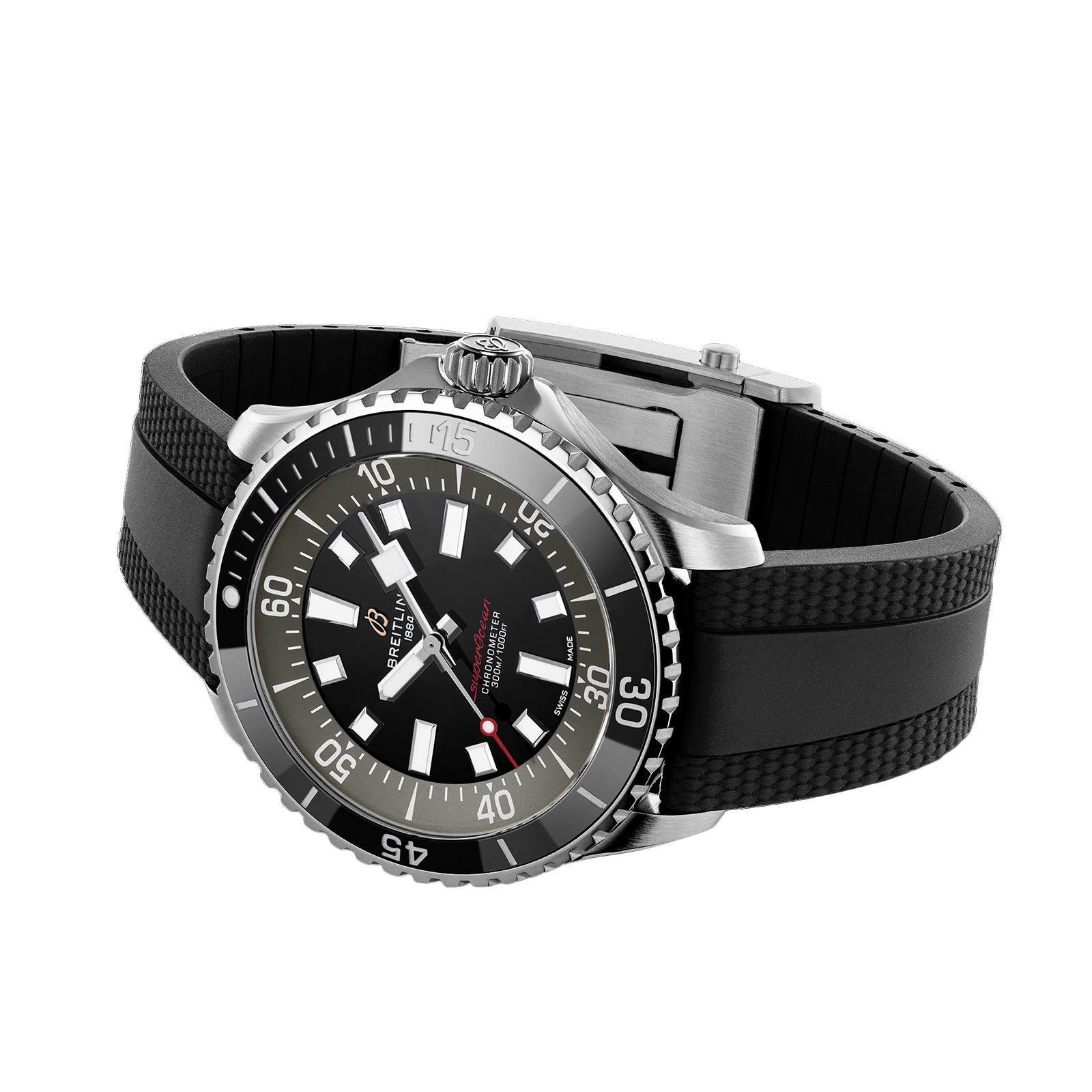 Replica Breitling Superocean Automatic 44mm UK Edition Mens details Black Rubber A173765A1B1S1 3 Replica Breitling Superocean Automatic 44mm UK Edition Mens details Black Rubber A173765A1B1S1