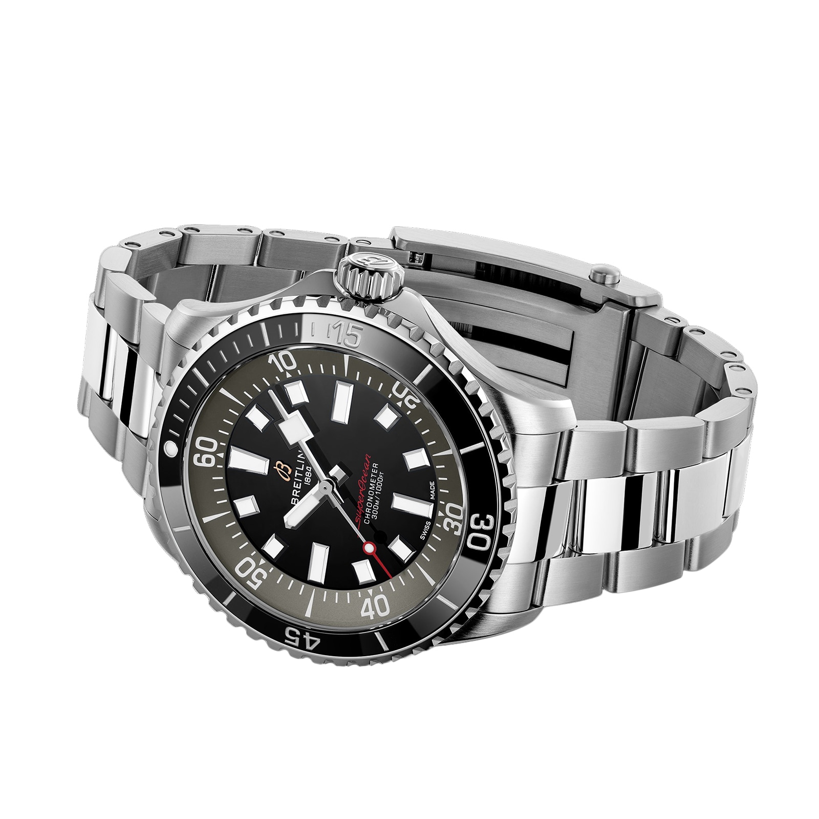 Replica Breitling Superocean Automatic 44mm UK Edition Mens details Black A173765A1B1A1 3 Replica Breitling Superocean Automatic 44mm UK Edition Mens details Black A173765A1B1A1