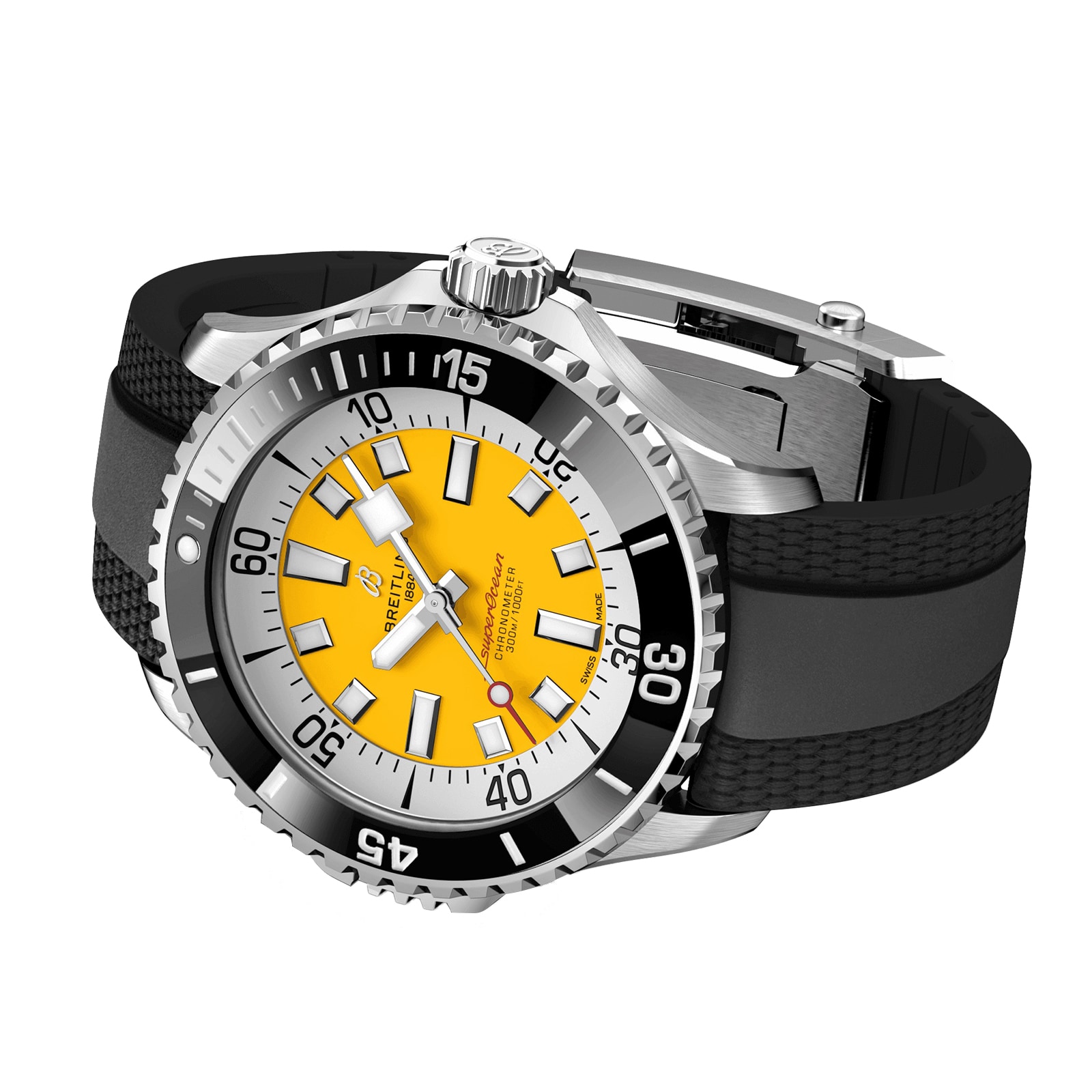 Replica Breitling Superocean Automatic Code Yellow UK Edition 46mm Mens details Yellow Rubber A173781A1I1S1 3 Replica Breitling Superocean Automatic Code Yellow UK Edition 46mm Mens details Yellow Rubber A173781A1I1S1