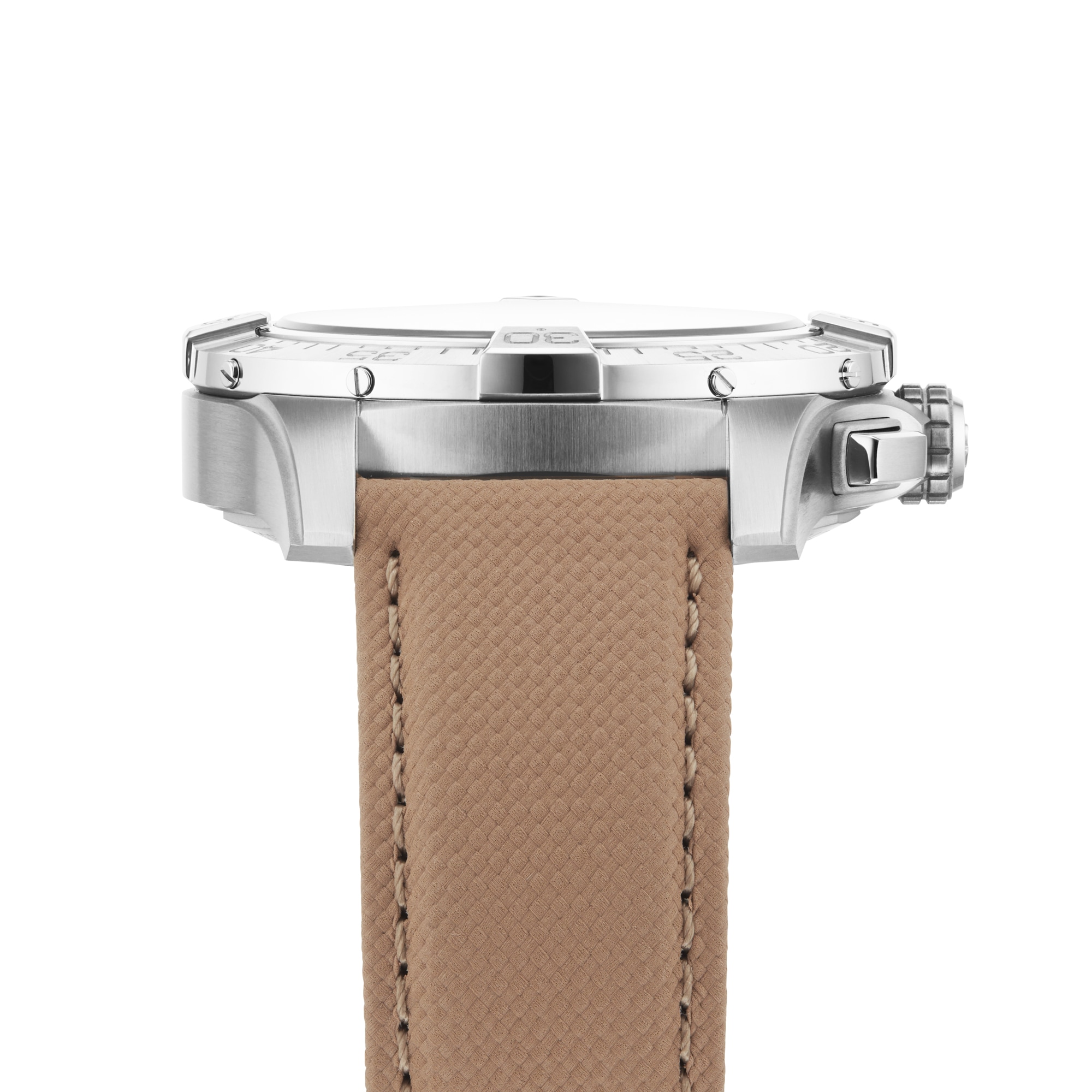 Replica Breitling Avenger B01 Chronograph 44mm Mens details Beige Leather AB0147101A1X1 3 Replica Breitling Avenger B01 Chronograph 44mm Mens details Beige Leather AB0147101A1X1