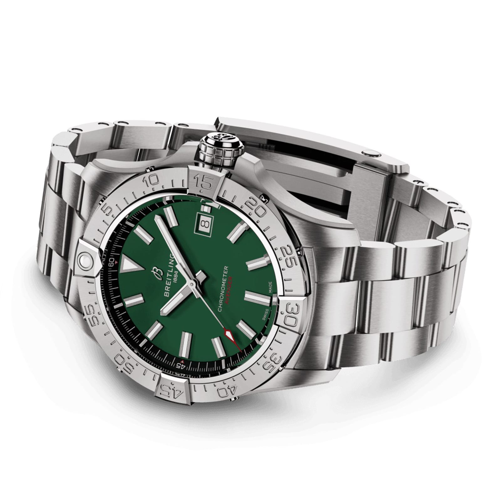 Replica Breitling Avenger Automatic 42mm Mens details Green Stainless Steel A17328101L1A1 3 Replica Breitling Avenger Automatic 42mm Mens details Green Stainless Steel A17328101L1A1