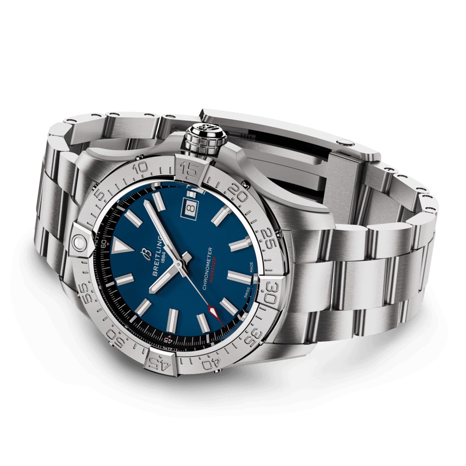 Replica Breitling Avenger Automatic 42mm Mens details Blue Stainless Steel A17328101C1A1 3 Replica Breitling Avenger Automatic 42mm Mens details Blue Stainless Steel A17328101C1A1
