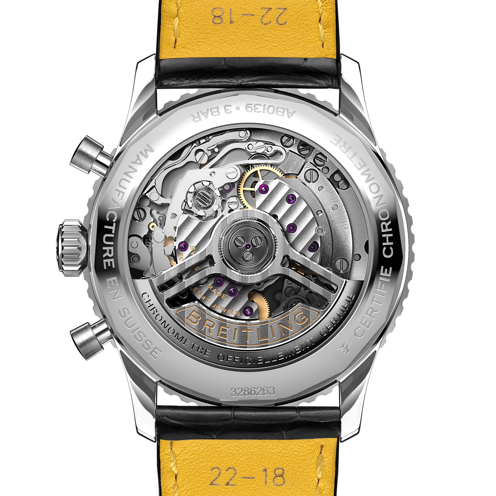 Replica Breitling Navitimer B01 Chronograph 41mm Mens details Black AB0139211B1P1 3 Replica Breitling Navitimer B01 Chronograph 41mm Mens details Black AB0139211B1P1