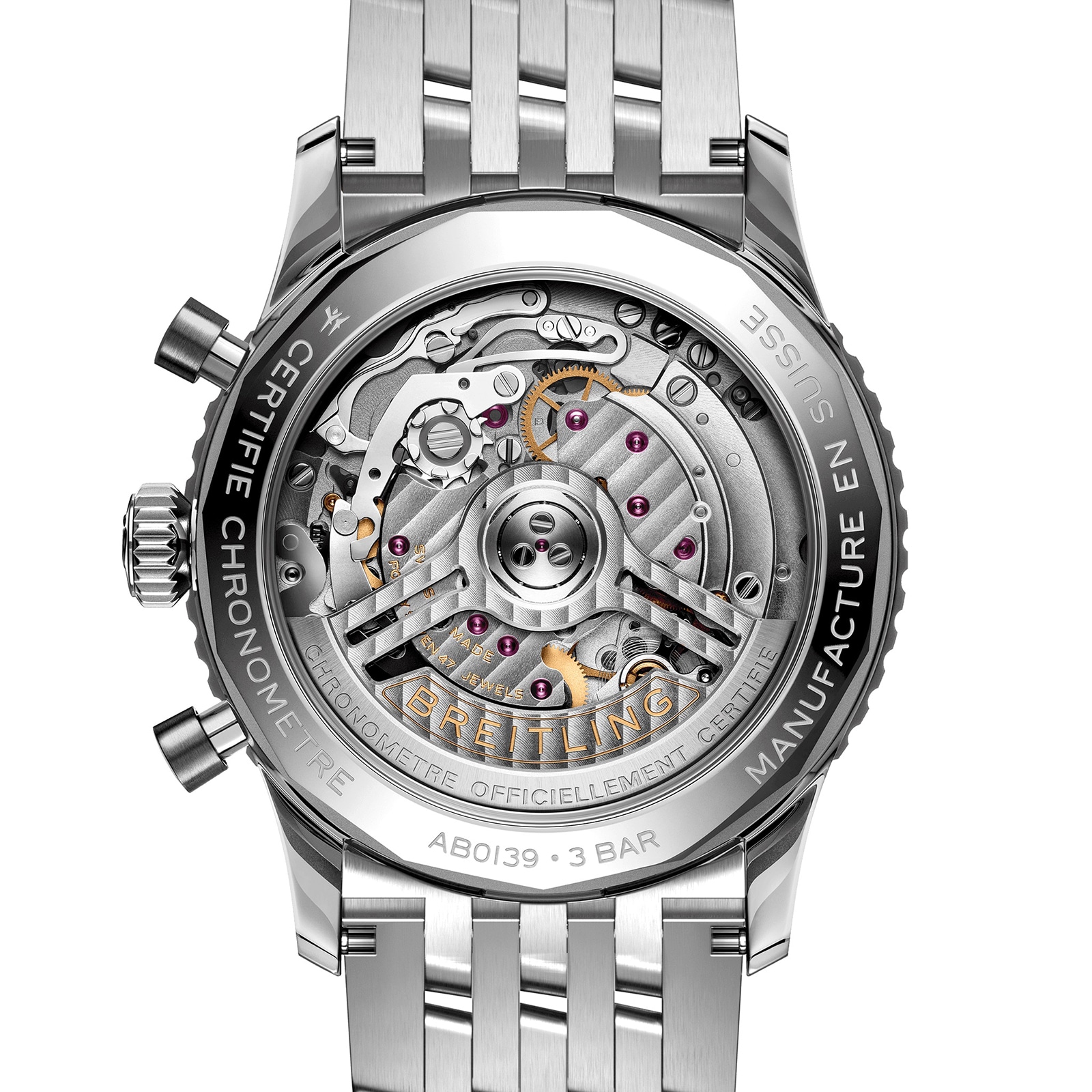 Replica Breitling Navitimer Chronograph 41mm Mens details White AB0139A71G1A1 3 Replica Breitling Navitimer Chronograph 41mm Mens details White AB0139A71G1A1