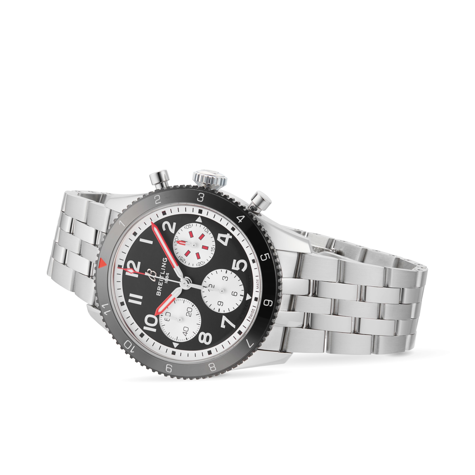 Replica Breitling Classic AVI Chronograph 42 Mosquito Stainless Steel details Y233801A1B1A1 3 Replica Breitling Classic AVI Chronograph 42 Mosquito Stainless Steel details Y233801A1B1A1