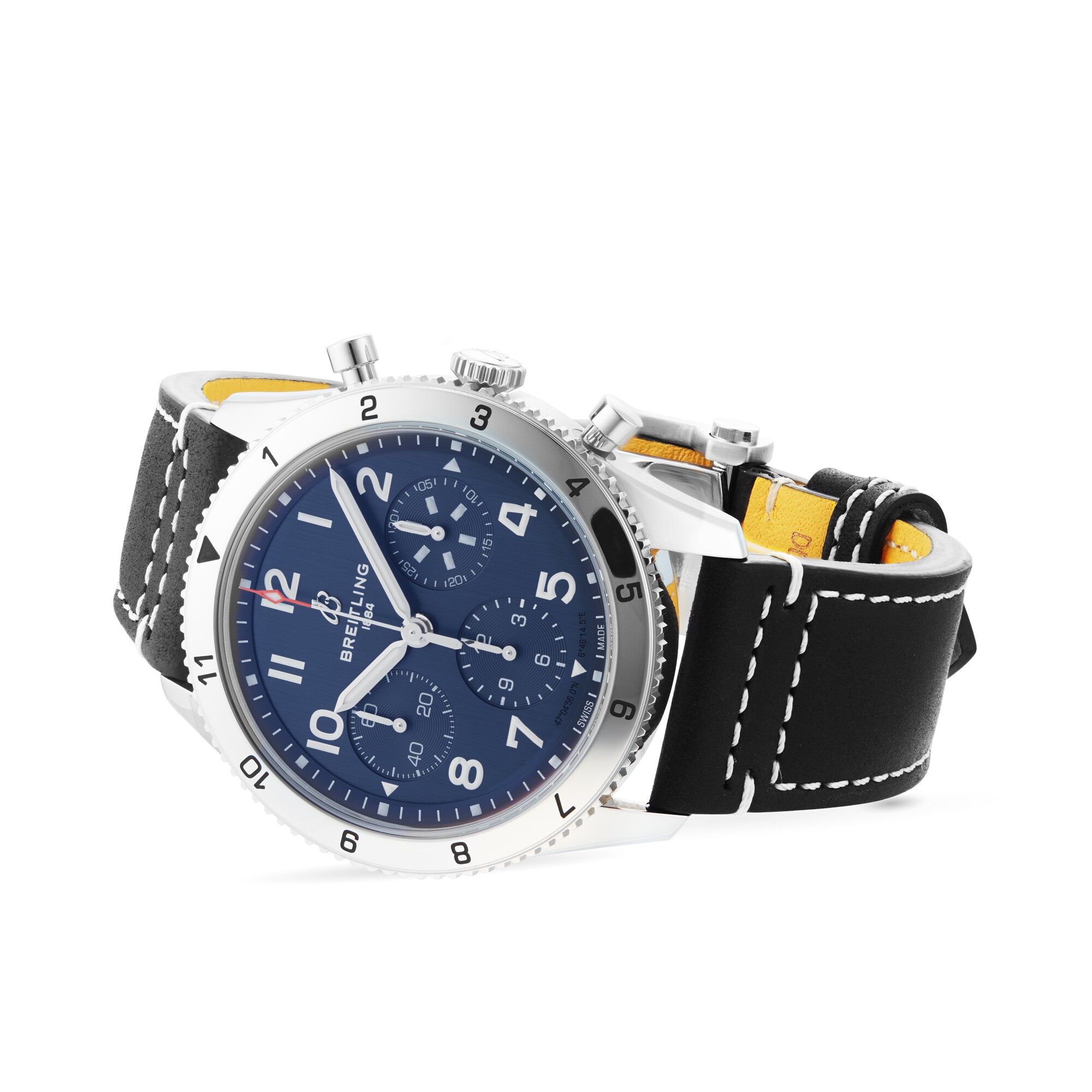 Replica Breitling Classic AVI Chronograph 42 Tribute to Vought F4U Corsair Leather Strap details A233801A1C1X1 3 Replica Breitling Classic AVI Chronograph 42 Tribute to Vought F4U Corsair Leather Strap details A233801A1C1X1