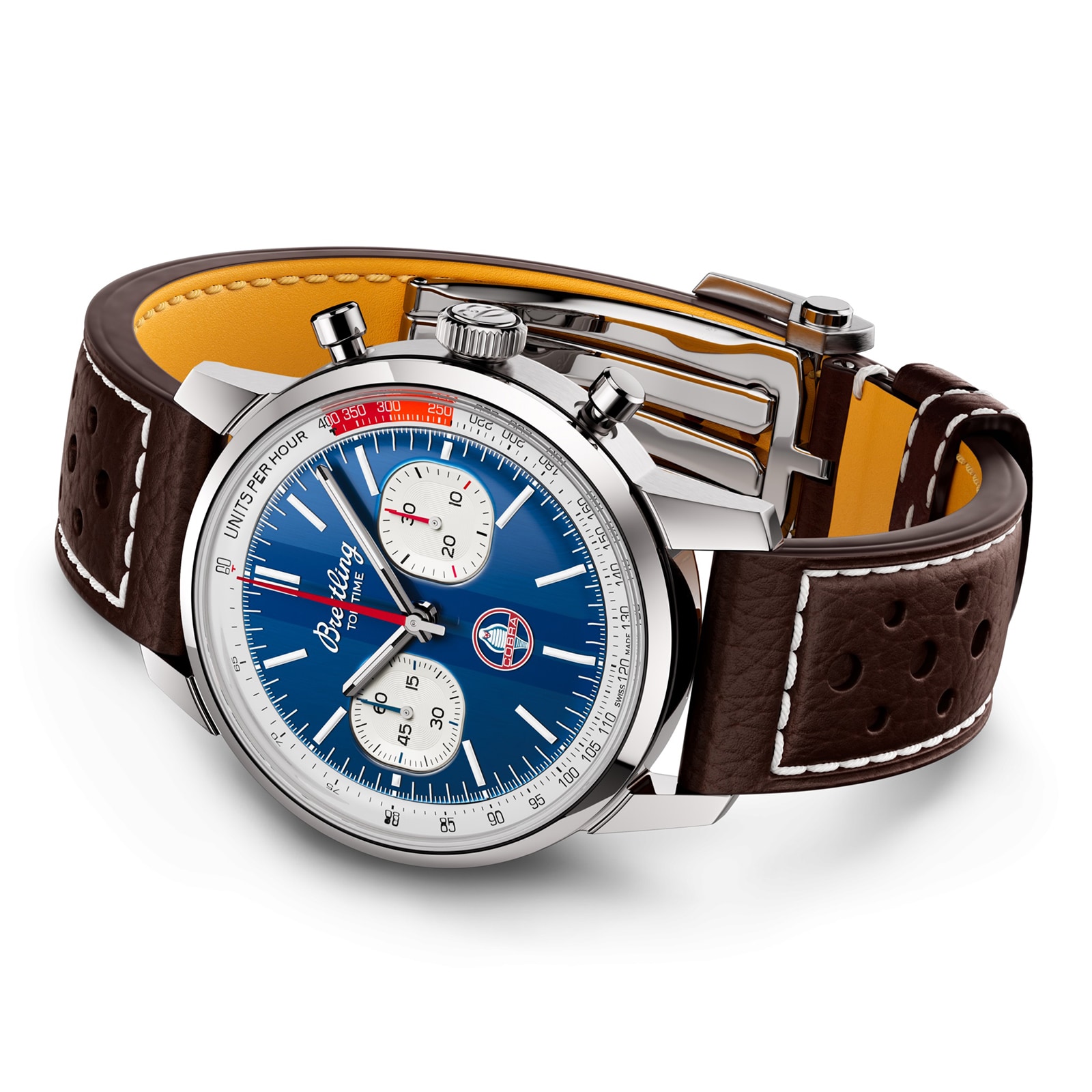 Replica Breitling Top Time B01 Classic Cars Shelby Cobra 41mm Mens details AB01763A1C1X1