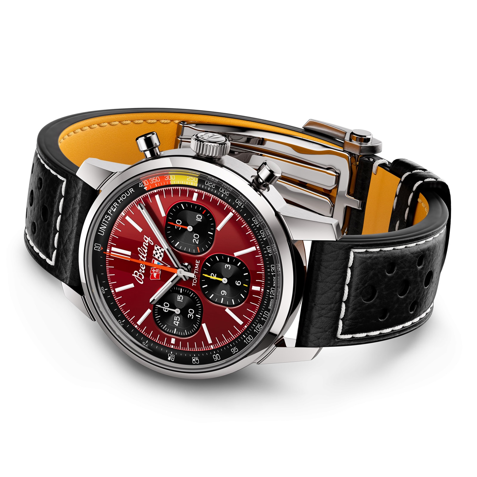 Replica Breitling Top Time B01 Classic Cars Chevrolet Corvette 41mm Mens details AB01761A1K1X1