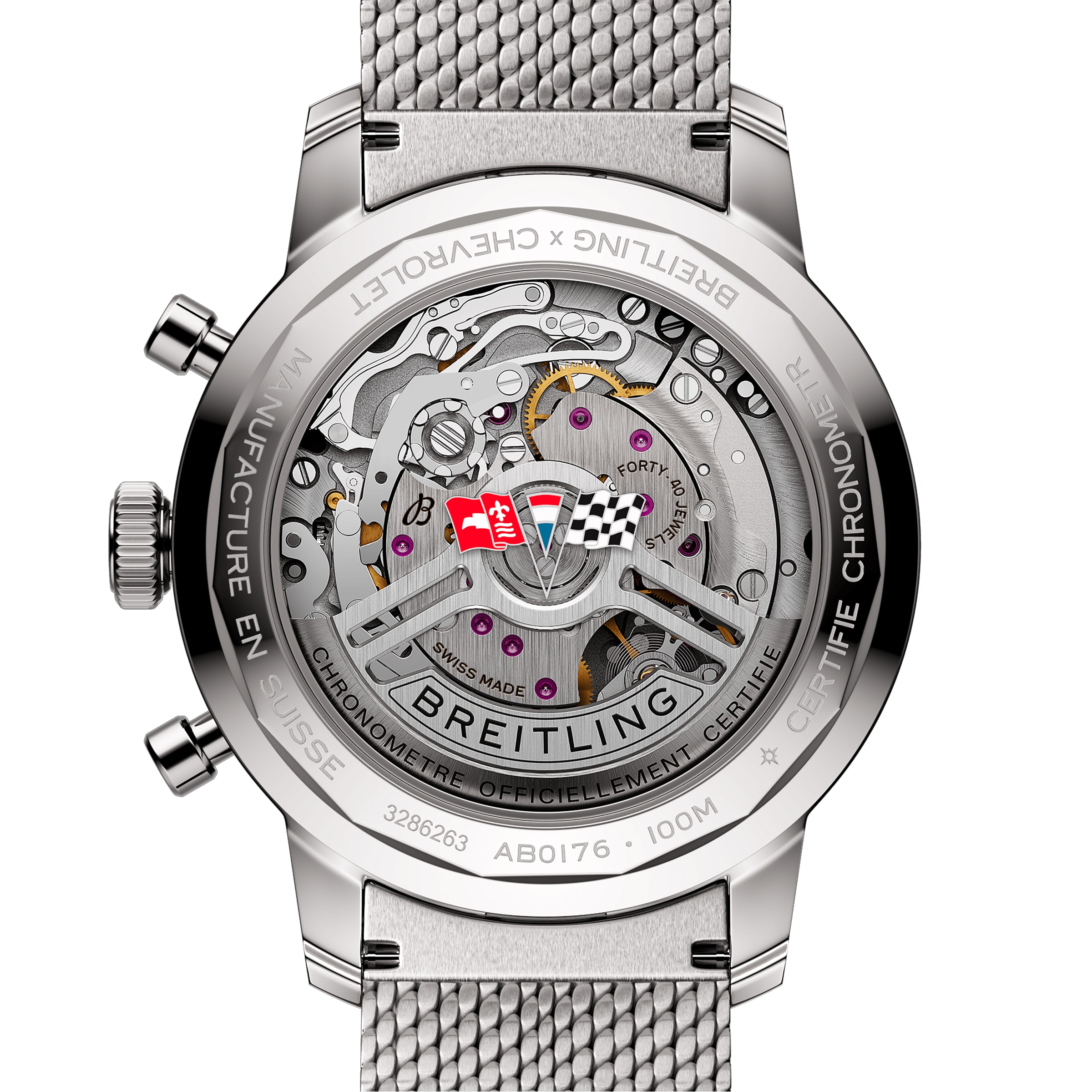 Replica Breitling Top Time B01 Classic Cars Chevrolet Corvette 41mm Mens details Mesh Strap AB01761A1K1A1 3 Replica Breitling Top Time B01 Classic Cars Chevrolet Corvette 41mm Mens details Mesh Strap AB01761A1K1A1