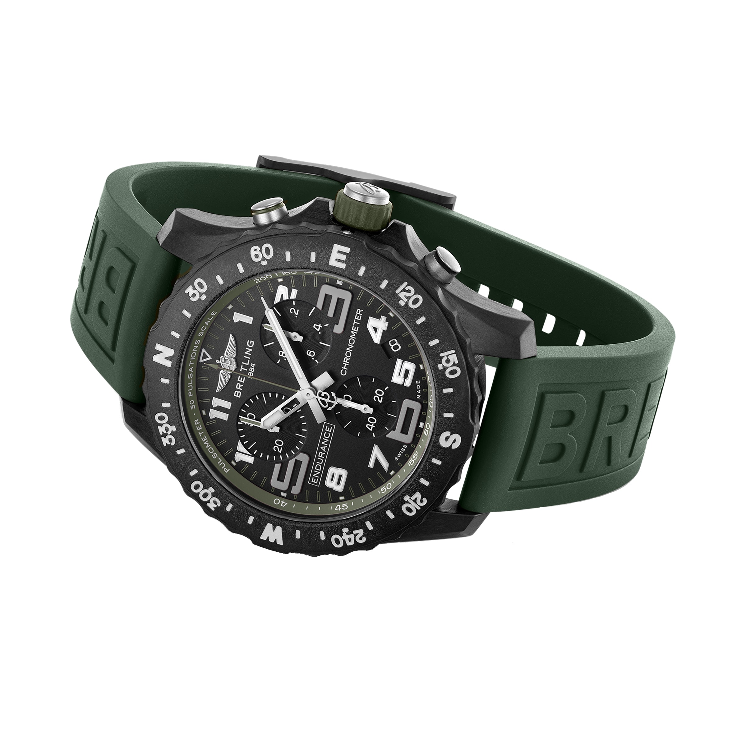 Replica Breitling Endurance Pro 44 Green details X82310D31B1S1