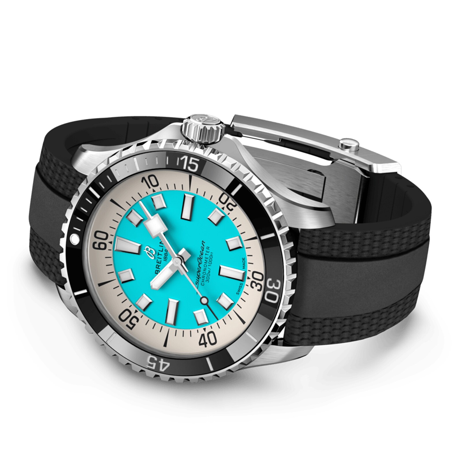 Replica Breitling Superocean Automatic 44 Stainless Steel Rubber Strap details A17376211L2S1 3 Replica Breitling Superocean Automatic 44 Stainless Steel Rubber Strap details A17376211L2S1