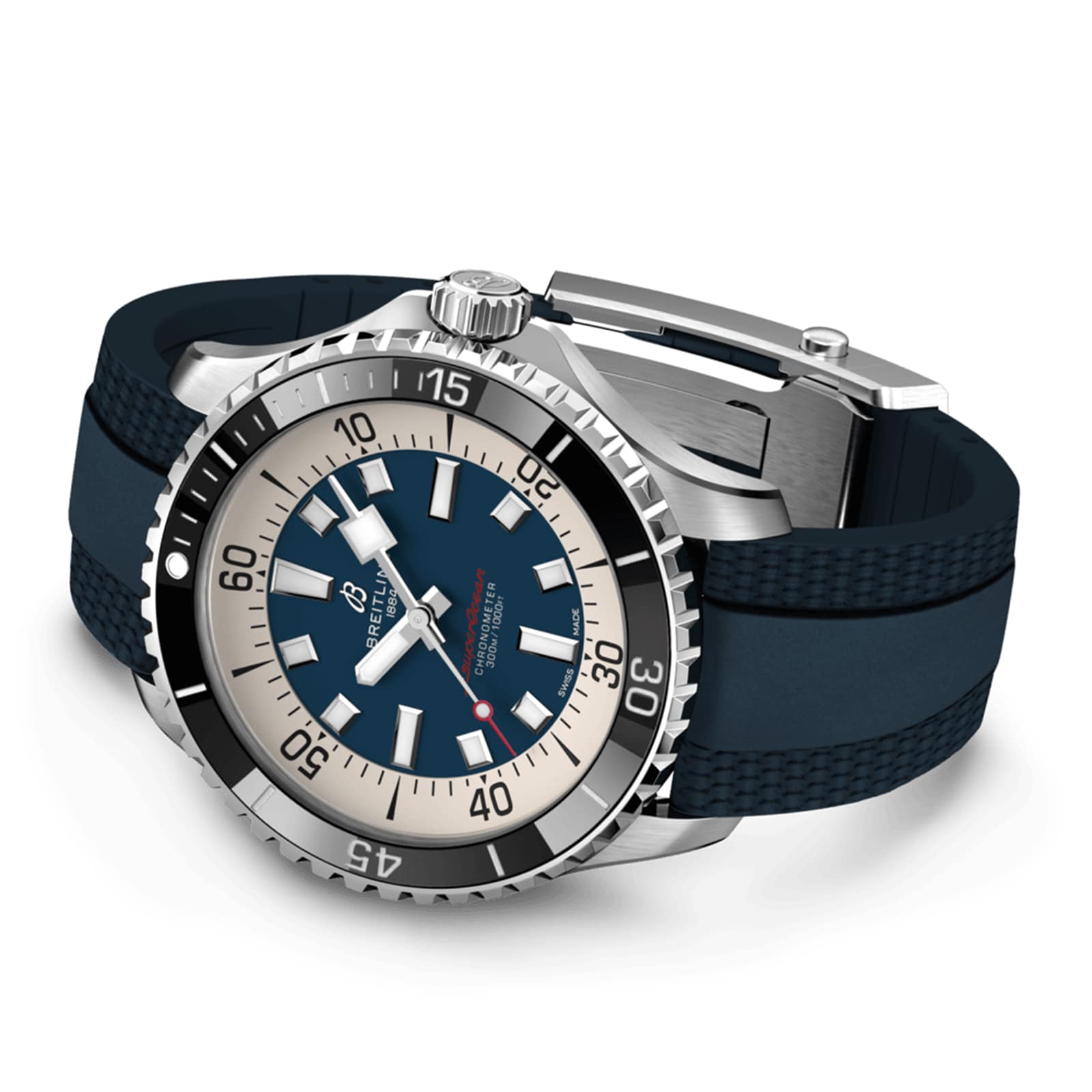 Replica Breitling Superocean Automatic 44 Stainless Steel Rubber Strap details A17376211C1S1 3 Replica Breitling Superocean Automatic 44 Stainless Steel Rubber Strap details A17376211C1S1