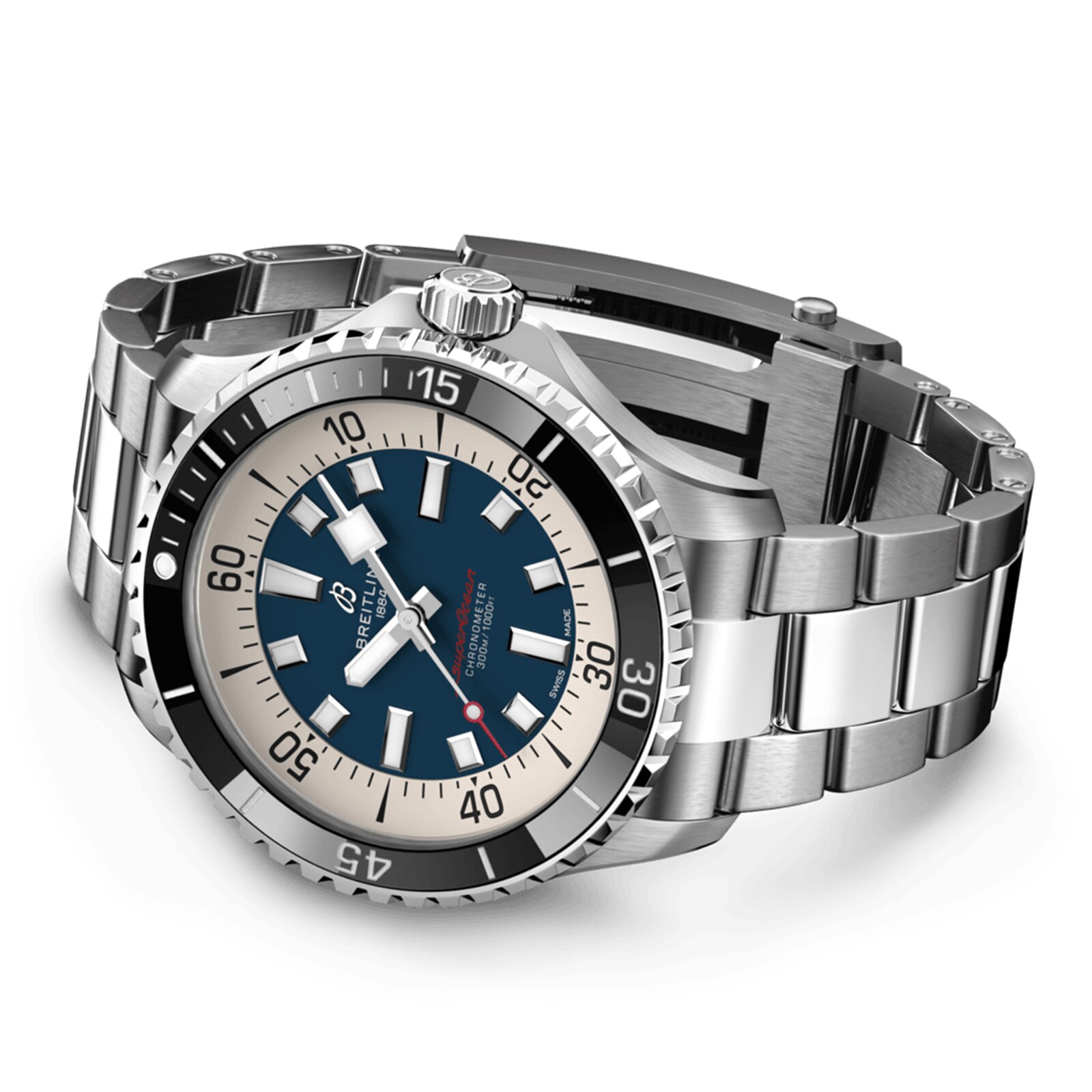 Replica Breitling Superocean Automatic 44 Stainless Steel - Blue details A17376211C1A1 3 Replica Breitling Superocean Automatic 44 Stainless Steel - Blue details A17376211C1A1