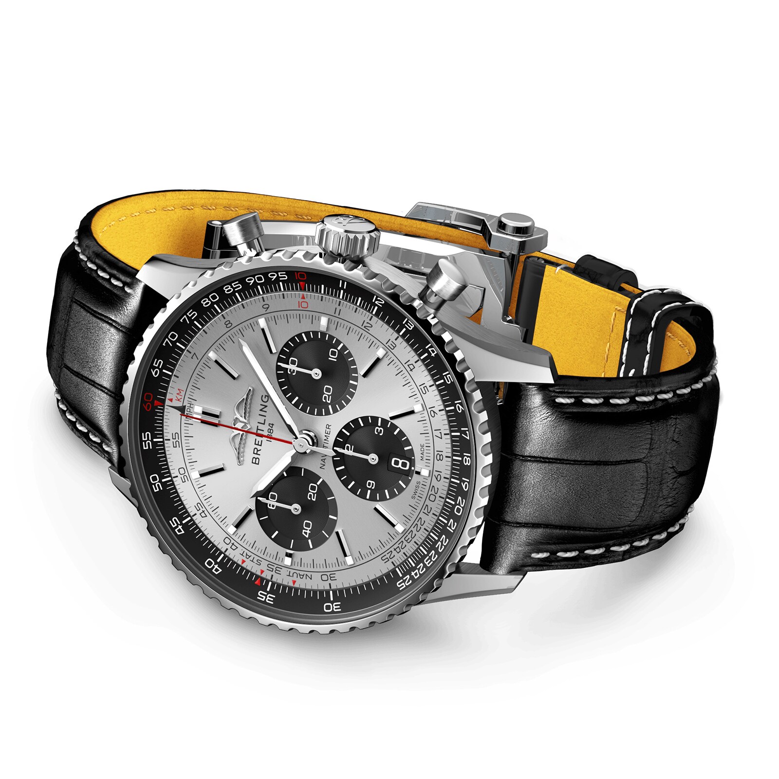 Replica Breitling Navitimer B01 Chronograph 43 Stainless Steel details AB0138241G1P1 3 Replica Breitling Navitimer B01 Chronograph 43 Stainless Steel details AB0138241G1P1