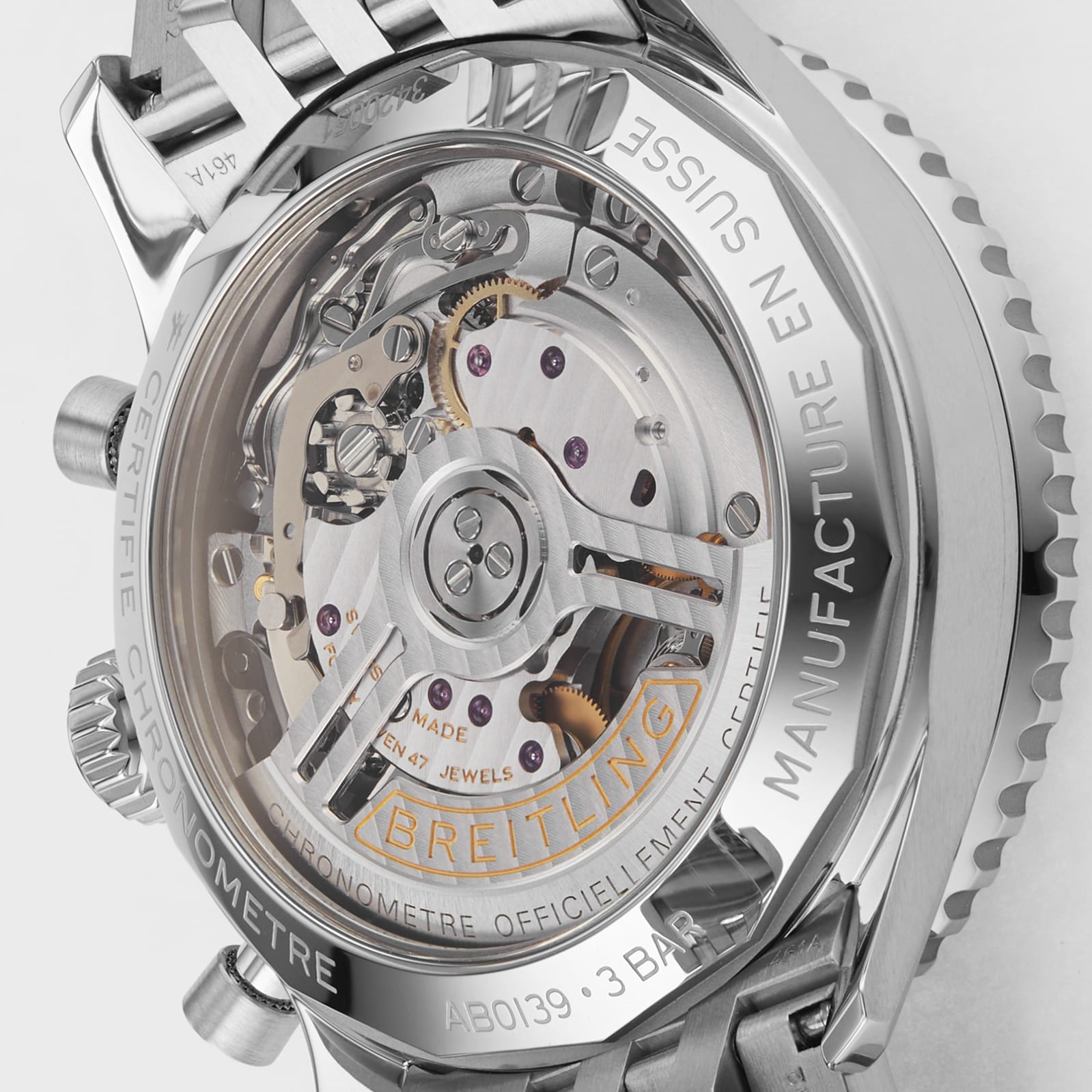 Replica Breitling Navitimer B01 Chronograph 41 Stainless Steel details AB0139211G1A1