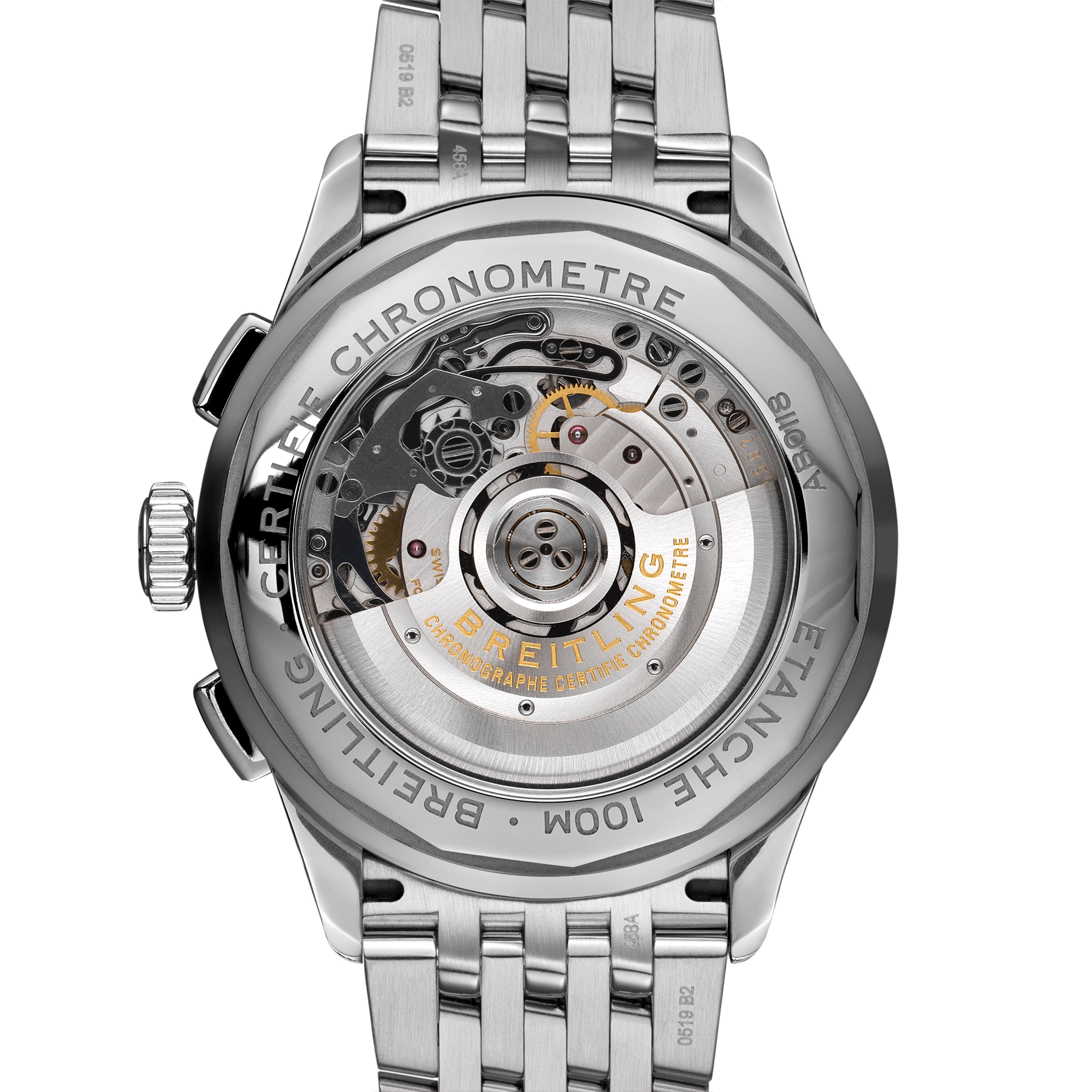 Replica Breitling Premier B01 Chronograph 42 Stainless Steel details AB0118221L1A1