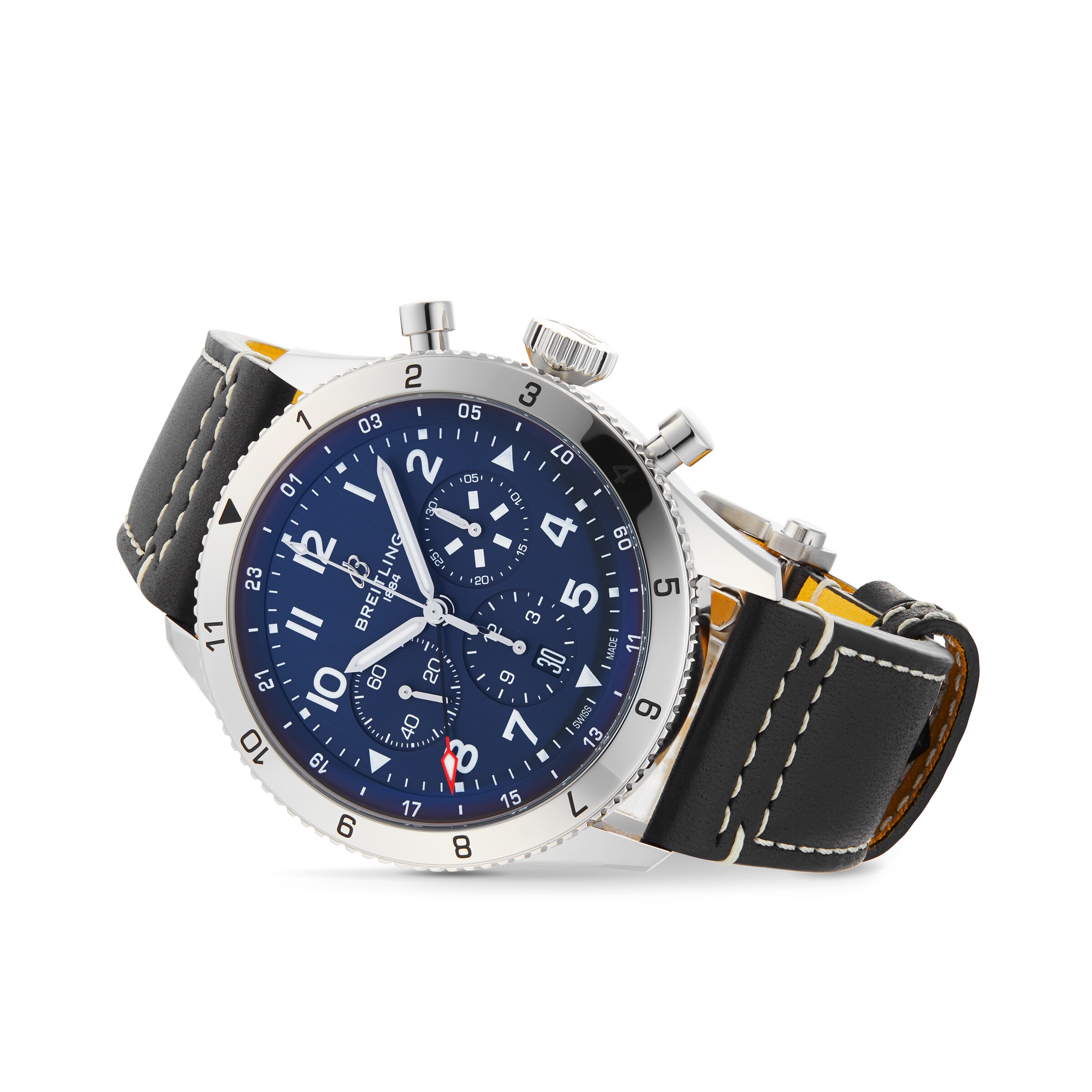 Replica Breitling Super AVI B04 Chronograph GMT 46 Tribute to Vought F4U Corsair details AB04451A1C1X1 3 Replica Breitling Super AVI B04 Chronograph GMT 46 Tribute to Vought F4U Corsair details AB04451A1C1X1