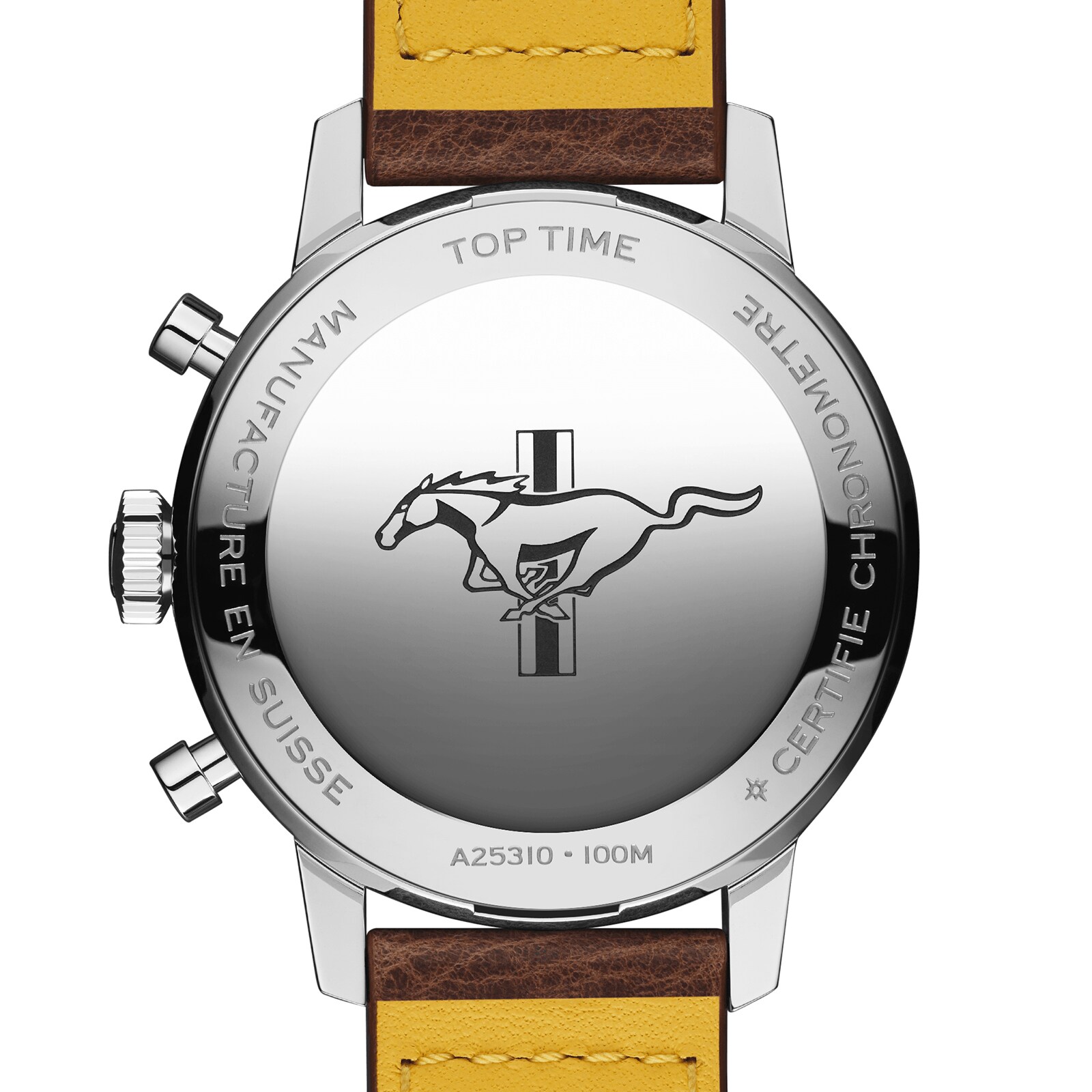 Replica Breitling Top Time Ford Mustang 42 Leather Strap details A253101A1L1X1