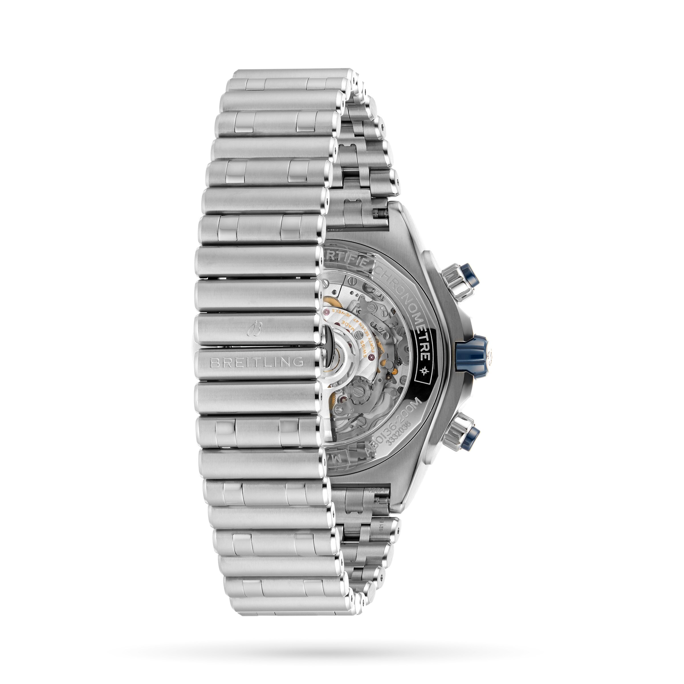 Replica Breitling Super Chronomat B01 44 Stainless Steel details AB0136161C1A1