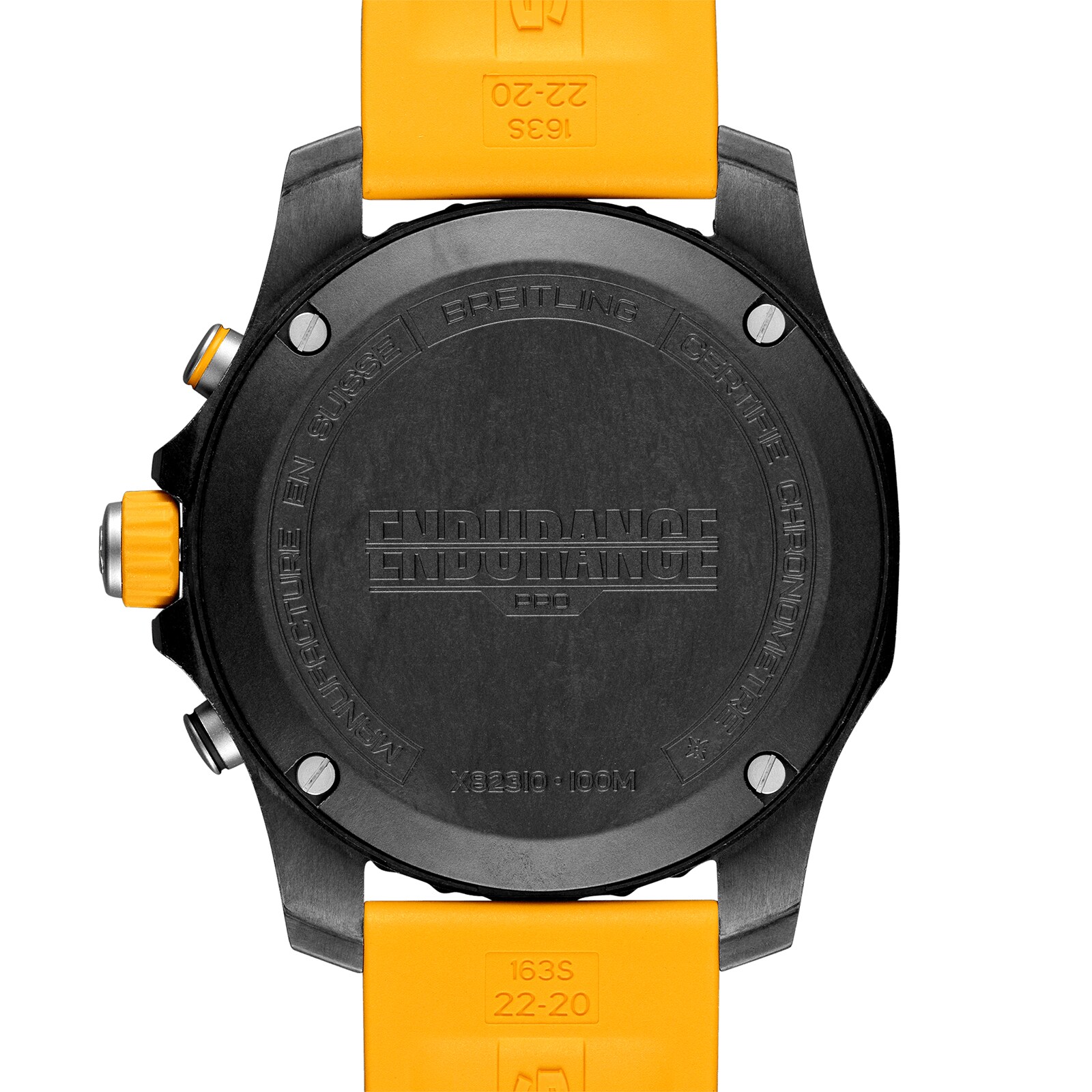 Replica Breitling Endurance Pro 44 Yellow Rubber Strap details X82310A41B1S1 3 Replica Breitling Endurance Pro 44 Yellow Rubber Strap details X82310A41B1S1