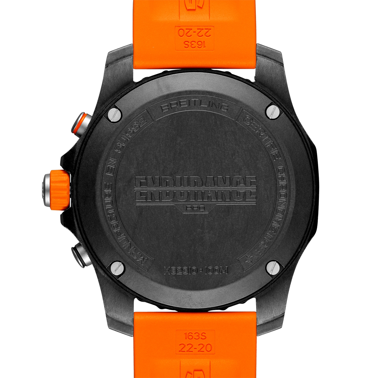Replica Breitling Endurance Pro 44mm Orange Rubber Strap details X82310A51B1S1 3 Replica Breitling Endurance Pro 44mm Orange Rubber Strap details X82310A51B1S1