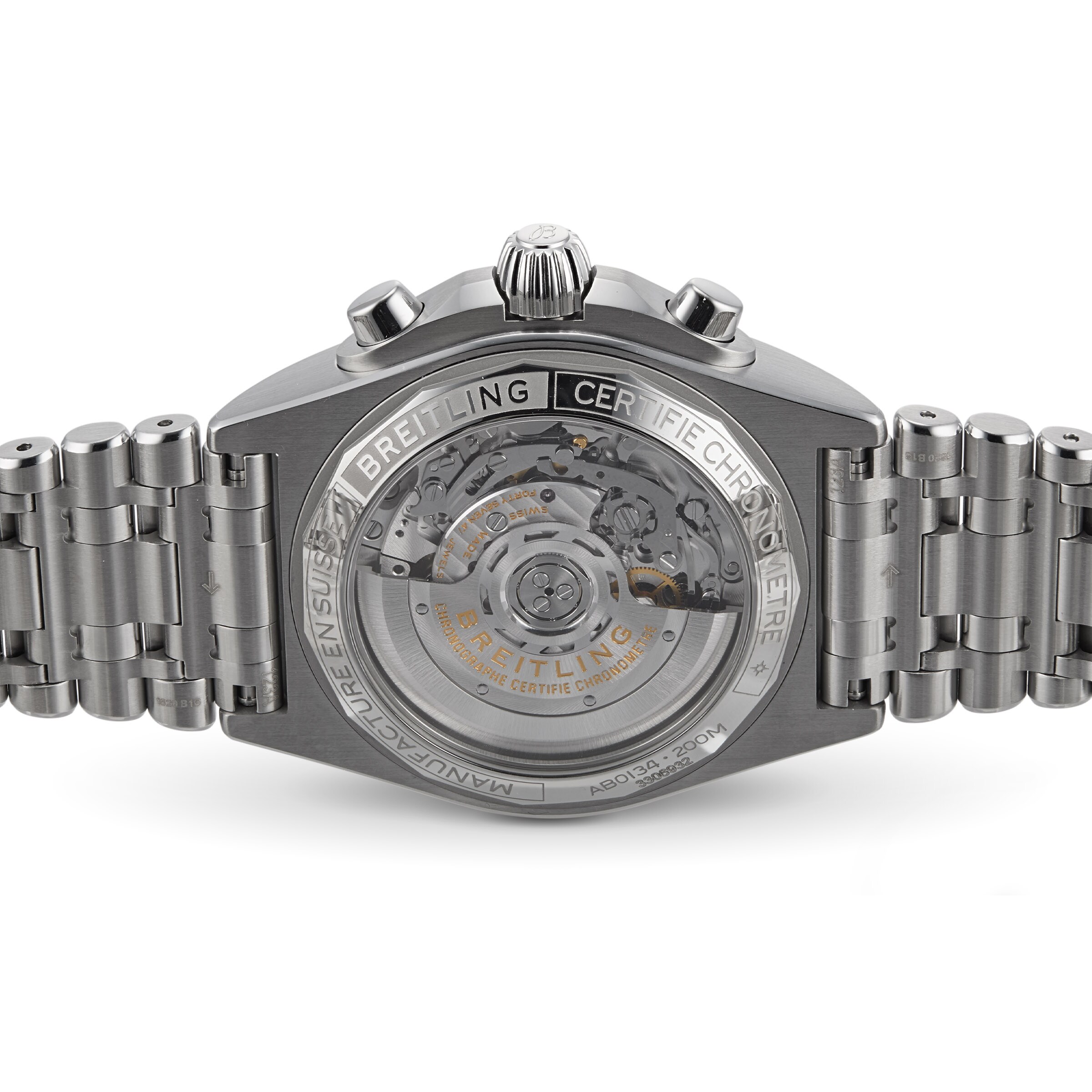 Replica Breitling Chronomat B01 42 Stainless Steel details AB0134101B1A1 3 Replica Breitling Chronomat B01 42 Stainless Steel details AB0134101B1A1