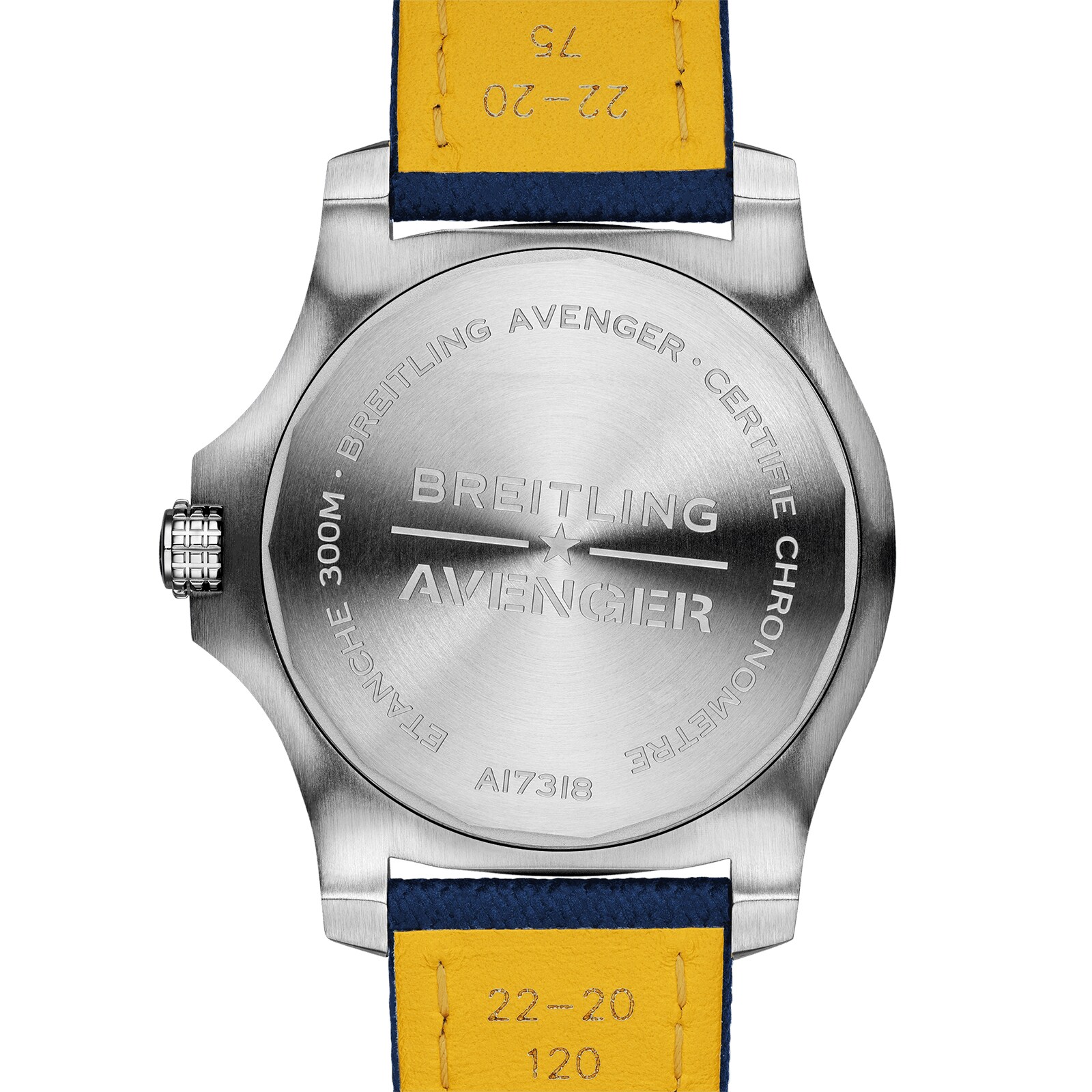 Replica Breitling Avenger Automatic 43 Stainless Steel Leather Strap details A17318101C1X2 3 Replica Breitling Avenger Automatic 43 Stainless Steel Leather Strap details A17318101C1X2