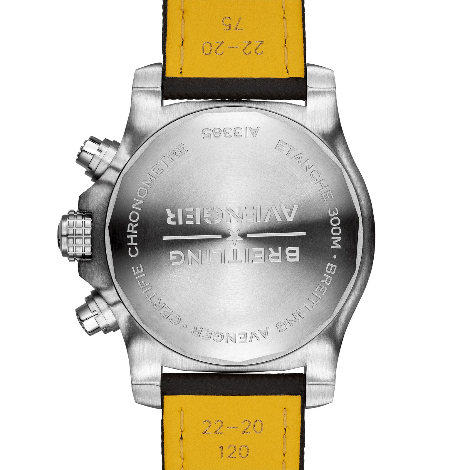 Replica Breitling Avenger Chronograph 43 Stainless Steel Leather Strap details A13385101B1X2 3 Replica Breitling Avenger Chronograph 43 Stainless Steel Leather Strap details A13385101B1X2