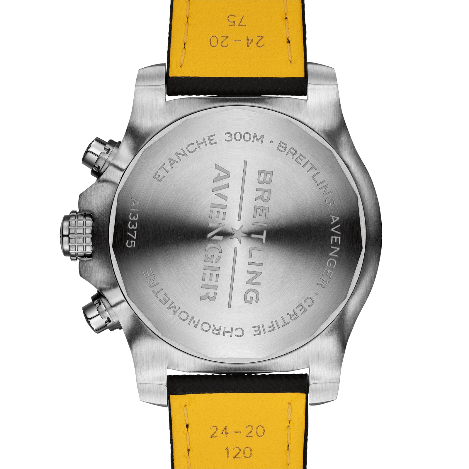 Replica Breitling Super Avenger Chronograph 48 Stainless Steel Leather Strap details A13375101B1X2 3 Replica Breitling Super Avenger Chronograph 48 Stainless Steel Leather Strap details A13375101B1X2