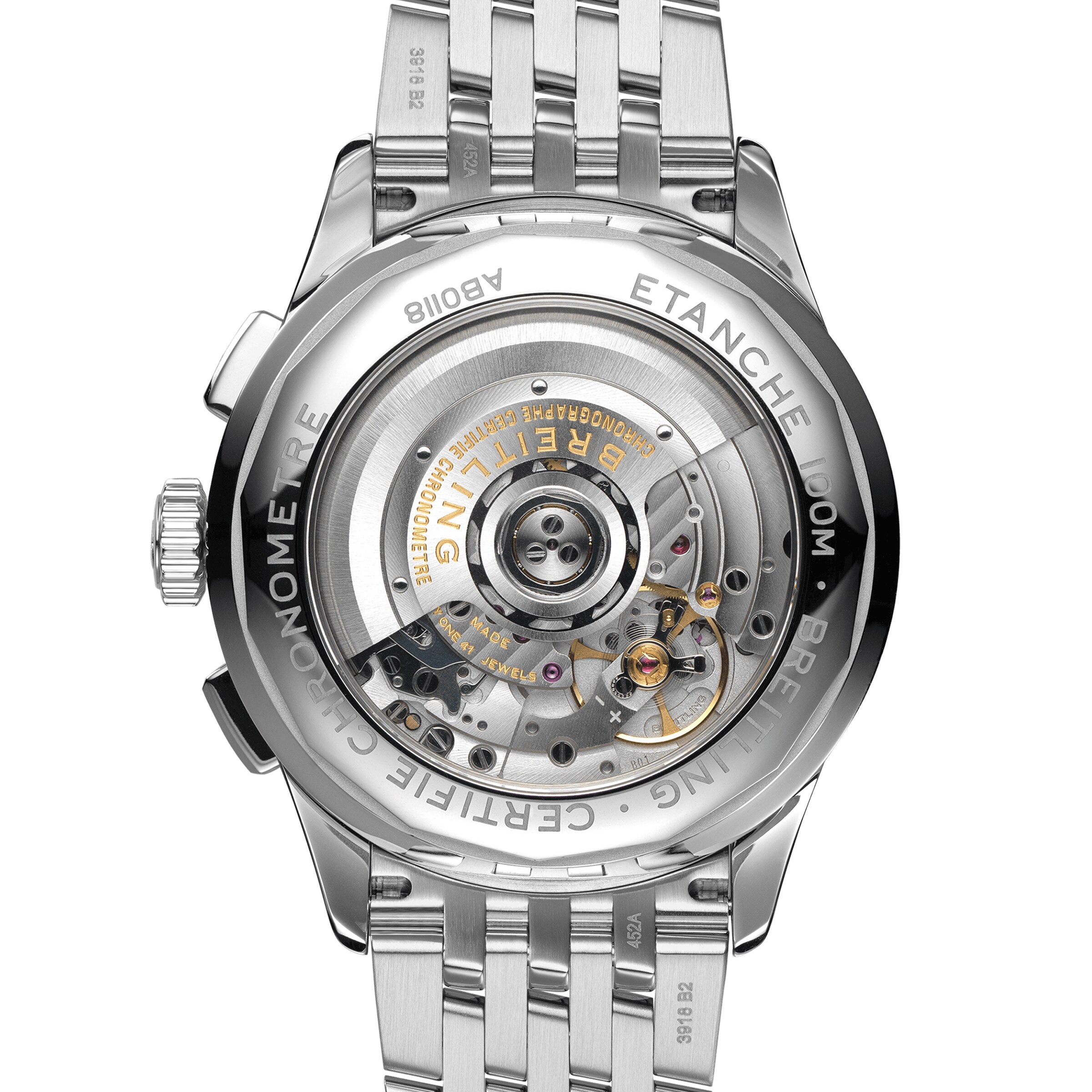 Replica Breitling Premier B01 Chronograph 42 Stainless Steel details AB0118A61C1A1 3 Replica Breitling Premier B01 Chronograph 42 Stainless Steel details AB0118A61C1A1