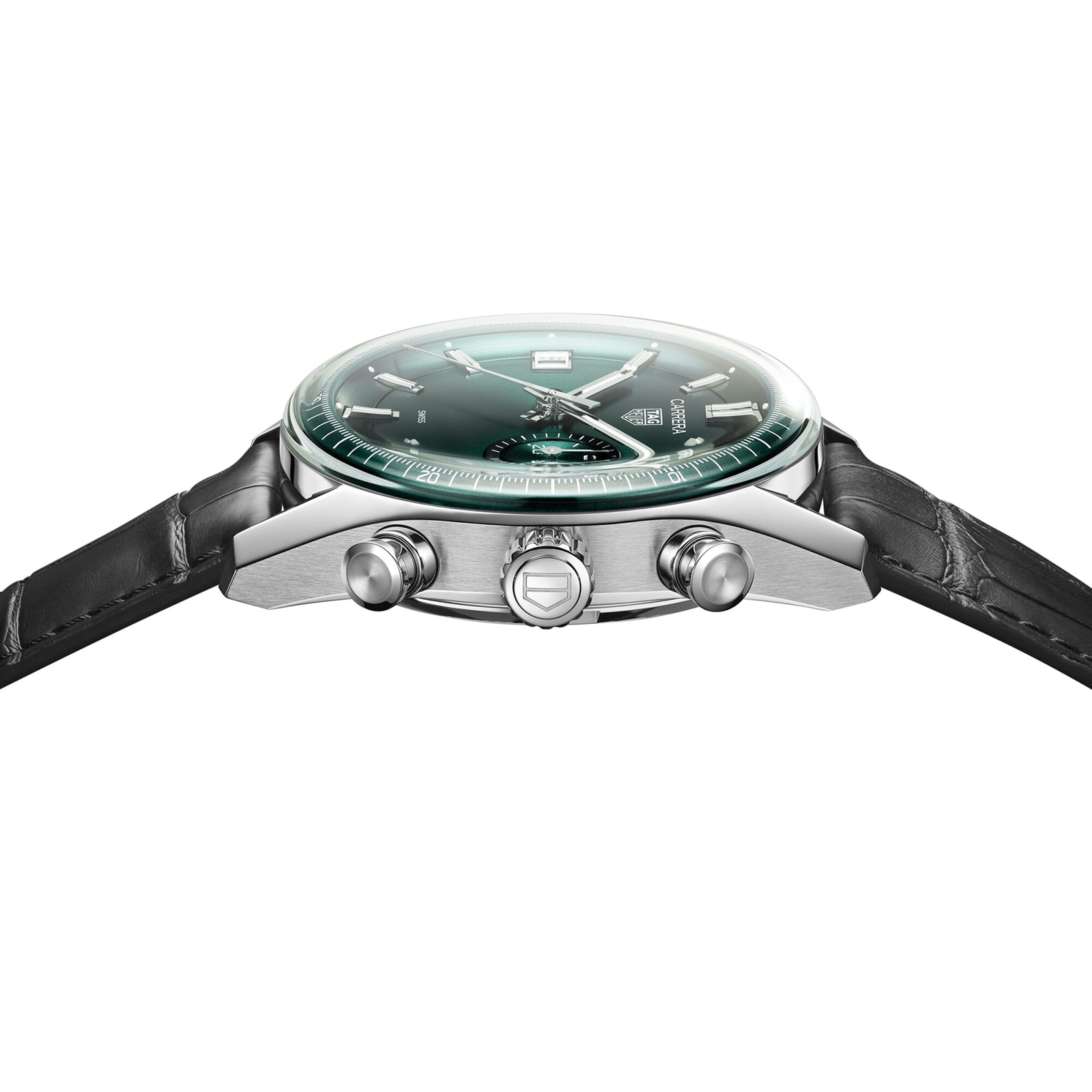 Replica TAG Heuer Carrera Chronograph 39mm Mens details Green CBS2211.FC6545 3 Replica TAG Heuer Carrera Chronograph 39mm Mens details Green CBS2211.FC6545