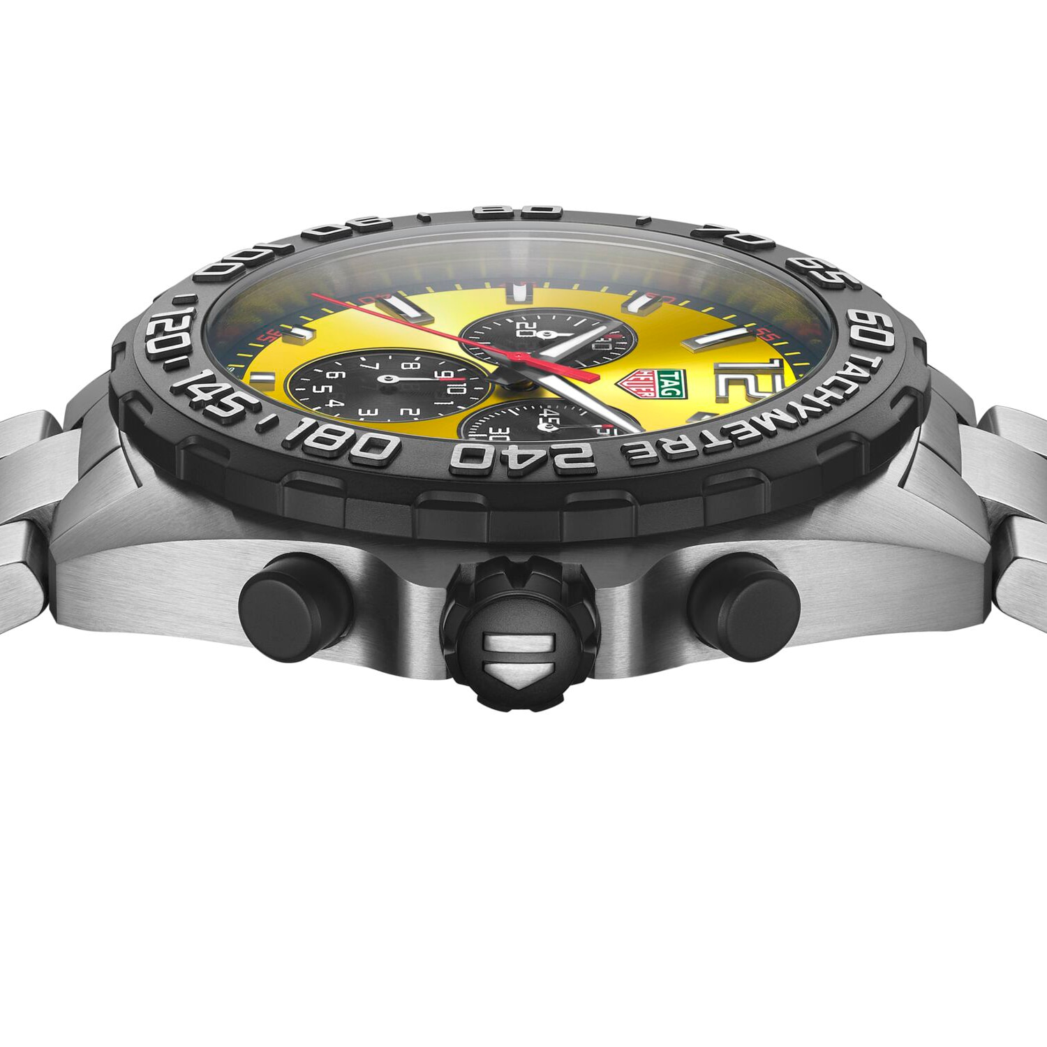 Replica TAG Heuer Formula 1 Quartz Chronograph 200M 43mm Mens details Yellow CAZ101AM.BA0842 3 Replica TAG Heuer Formula 1 Quartz Chronograph 200M 43mm Mens details Yellow CAZ101AM.BA0842