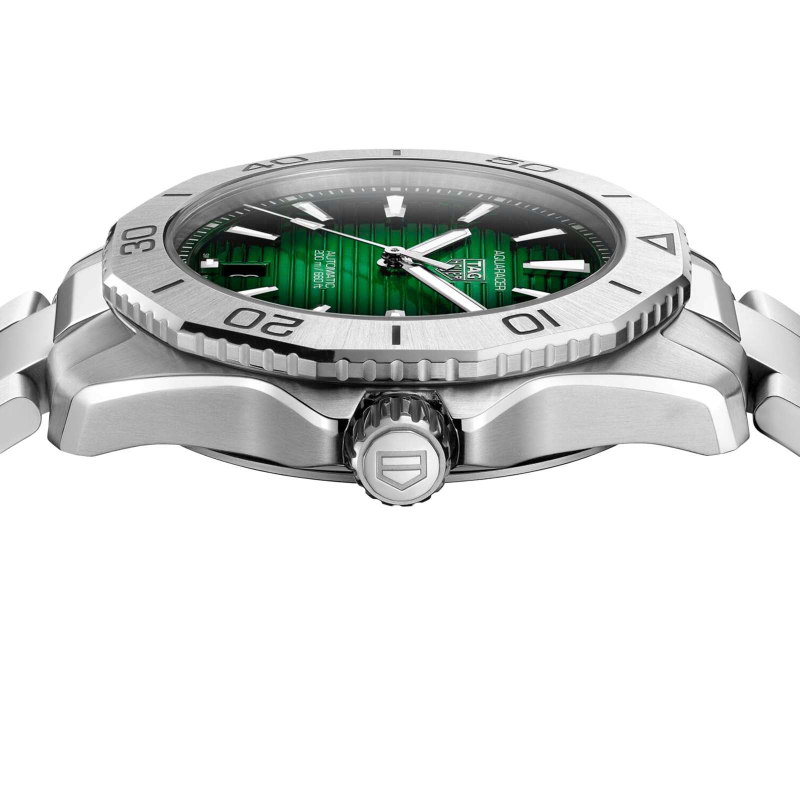 Replica TAG Heuer Aquaracer Professional 200 40mm Mens details Green WBP2115.BA0627 3 Replica TAG Heuer Aquaracer Professional 200 40mm Mens details Green WBP2115.BA0627
