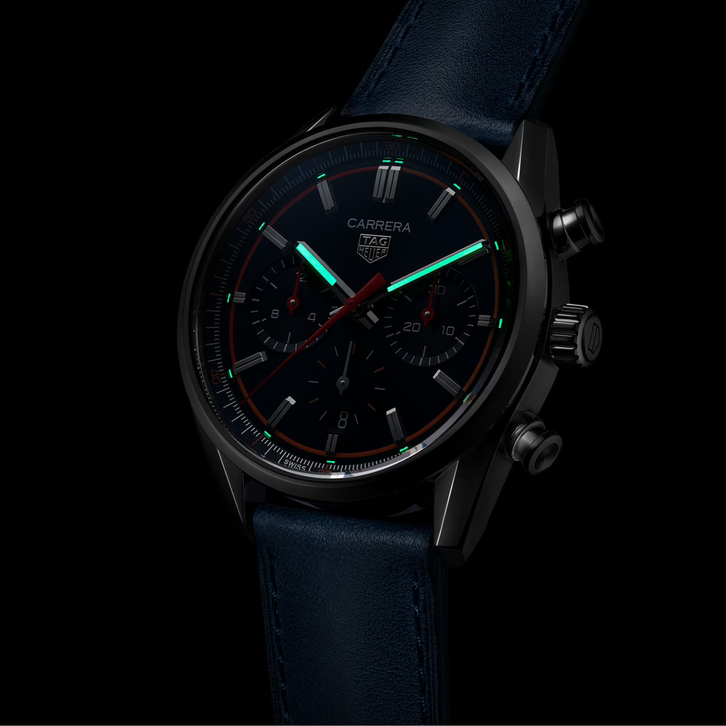 Replica TAG Heuer Carrera Chronograph 42mm Mens details Blue CBN201D.FC6543 3 Replica TAG Heuer Carrera Chronograph 42mm Mens details Blue CBN201D.FC6543