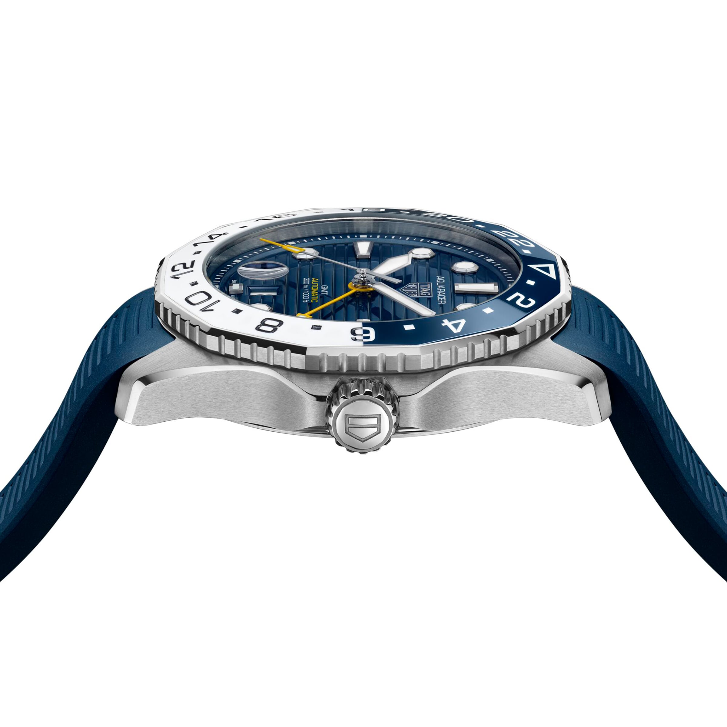 Replica TAG Heuer Aquaracer Professional 300 GMT 43mm Mens details Rubber WBP2010.FT6198 3 Replica TAG Heuer Aquaracer Professional 300 GMT 43mm Mens details Rubber WBP2010.FT6198