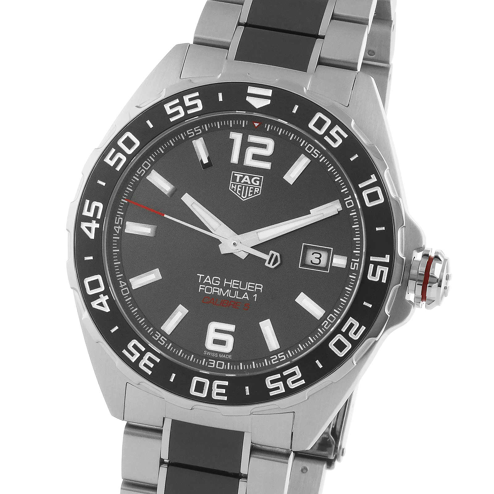 Replica TAG Heuer Formula 1 Calibre 5 Automatic Date 43mm Mens details WAZ2011.BA0843 3 Replica TAG Heuer Formula 1 Calibre 5 Automatic Date 43mm Mens details WAZ2011.BA0843