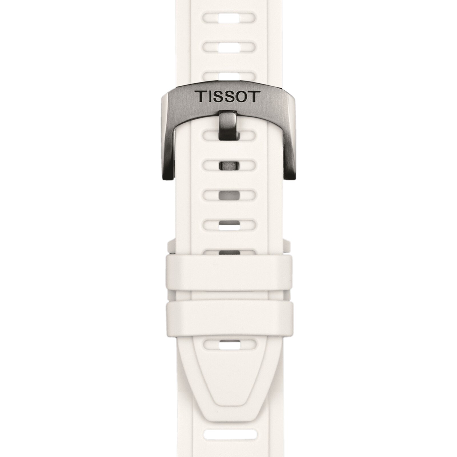 Replica Tissot T-Touch Connect Sport 44mm Unisex details Black With White Silicone Strap T1534204705103