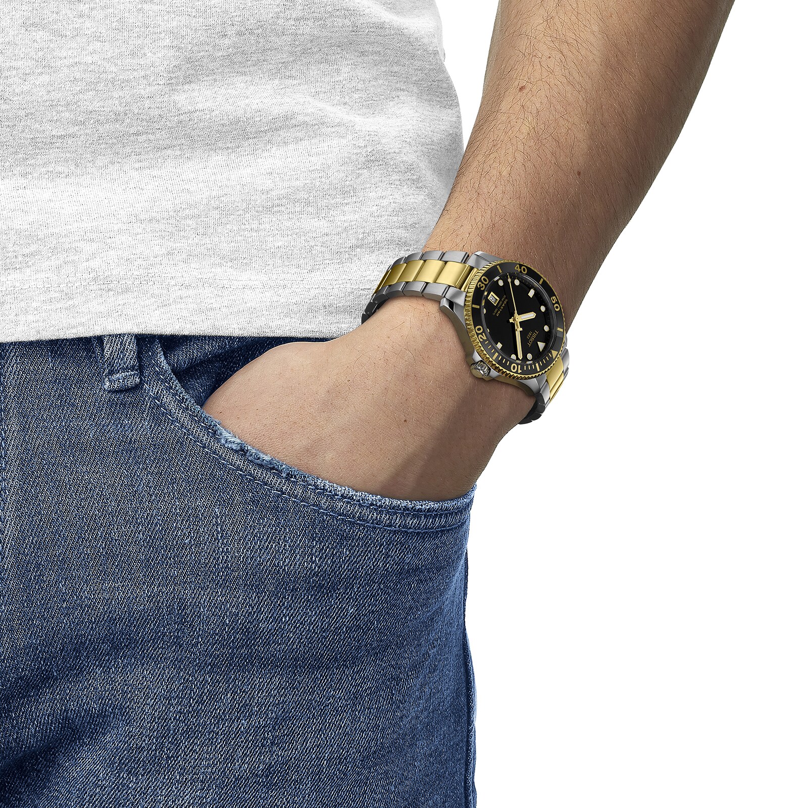 Replica Tissot Seastar T-Sport 40mm Mens details T1204102205100