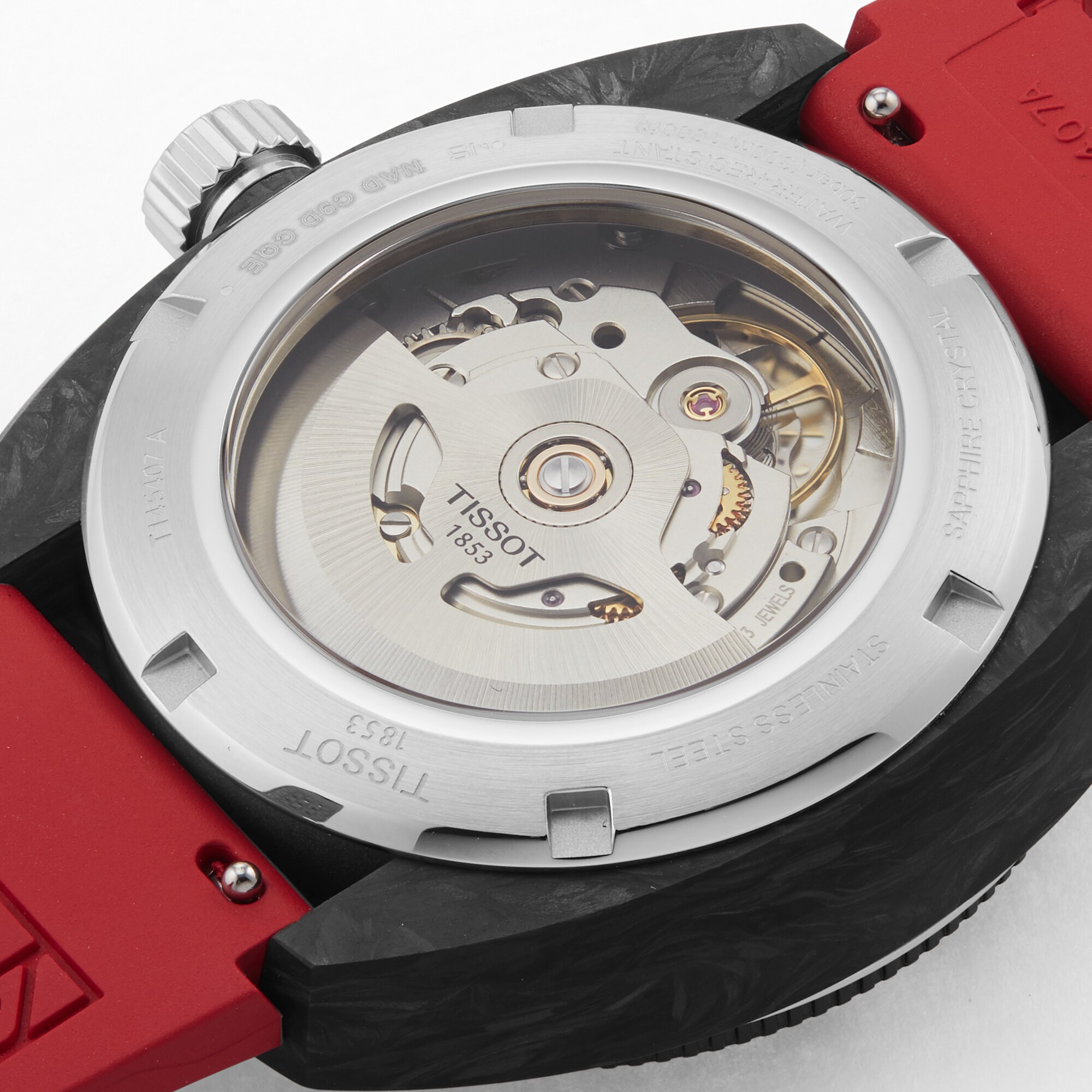 Replica Tissot T-Sport Sideral S Red Strap details T1454079705702 3 Replica Tissot T-Sport Sideral S Red Strap details T1454079705702