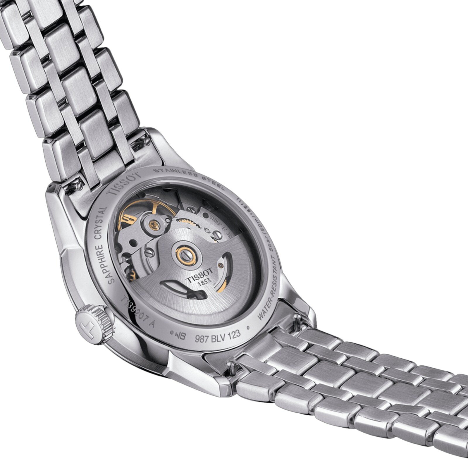 Replica Tissot Chemin Des Tourelles Powermatic 80 34mm Mens details - Blue T1392071104800 3 Replica Tissot Chemin Des Tourelles Powermatic 80 34mm Mens details - Blue T1392071104800