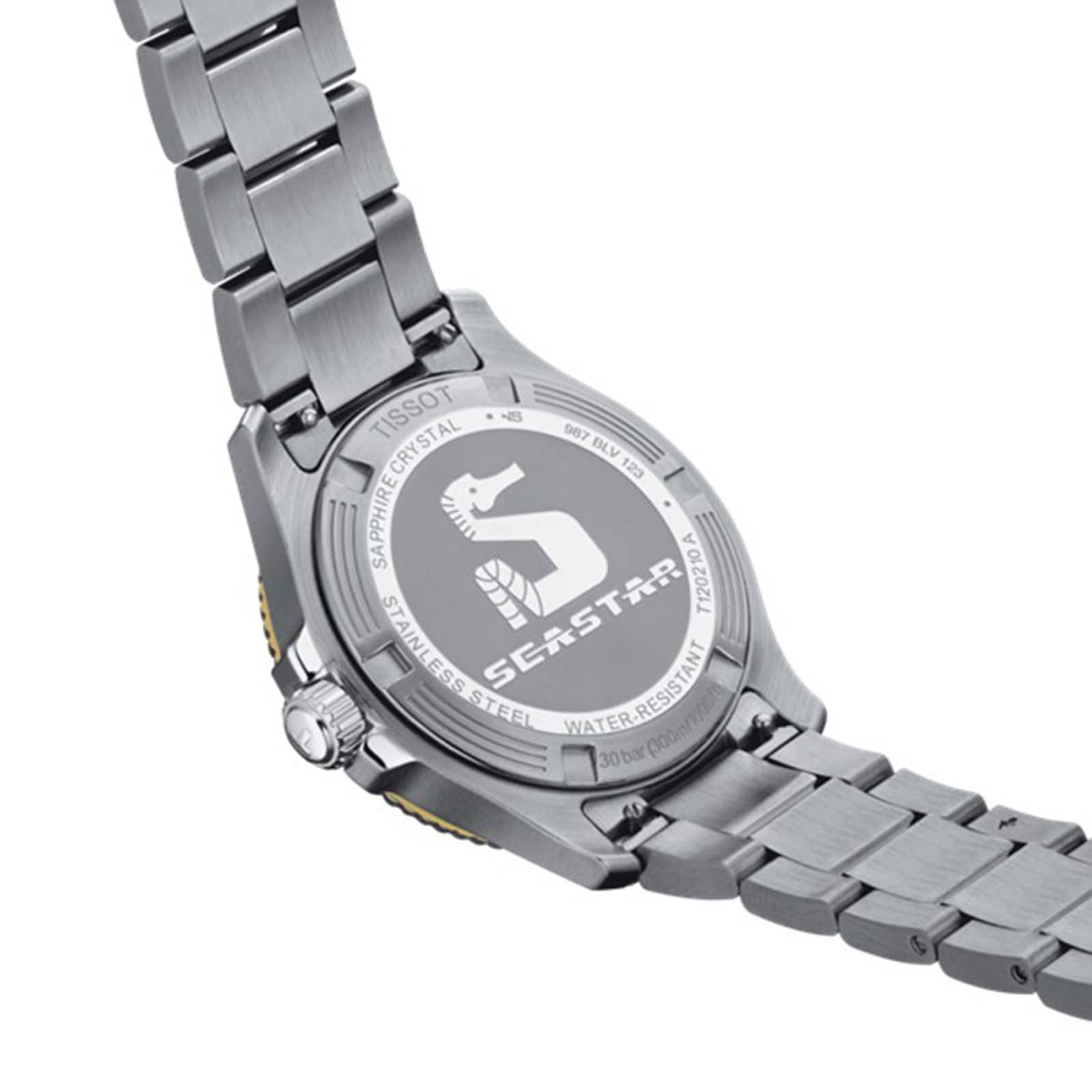 Replica Tissot Seastar 100 36mm Unisex details T1202102105100 3 Replica Tissot Seastar 100 36mm Unisex details T1202102105100