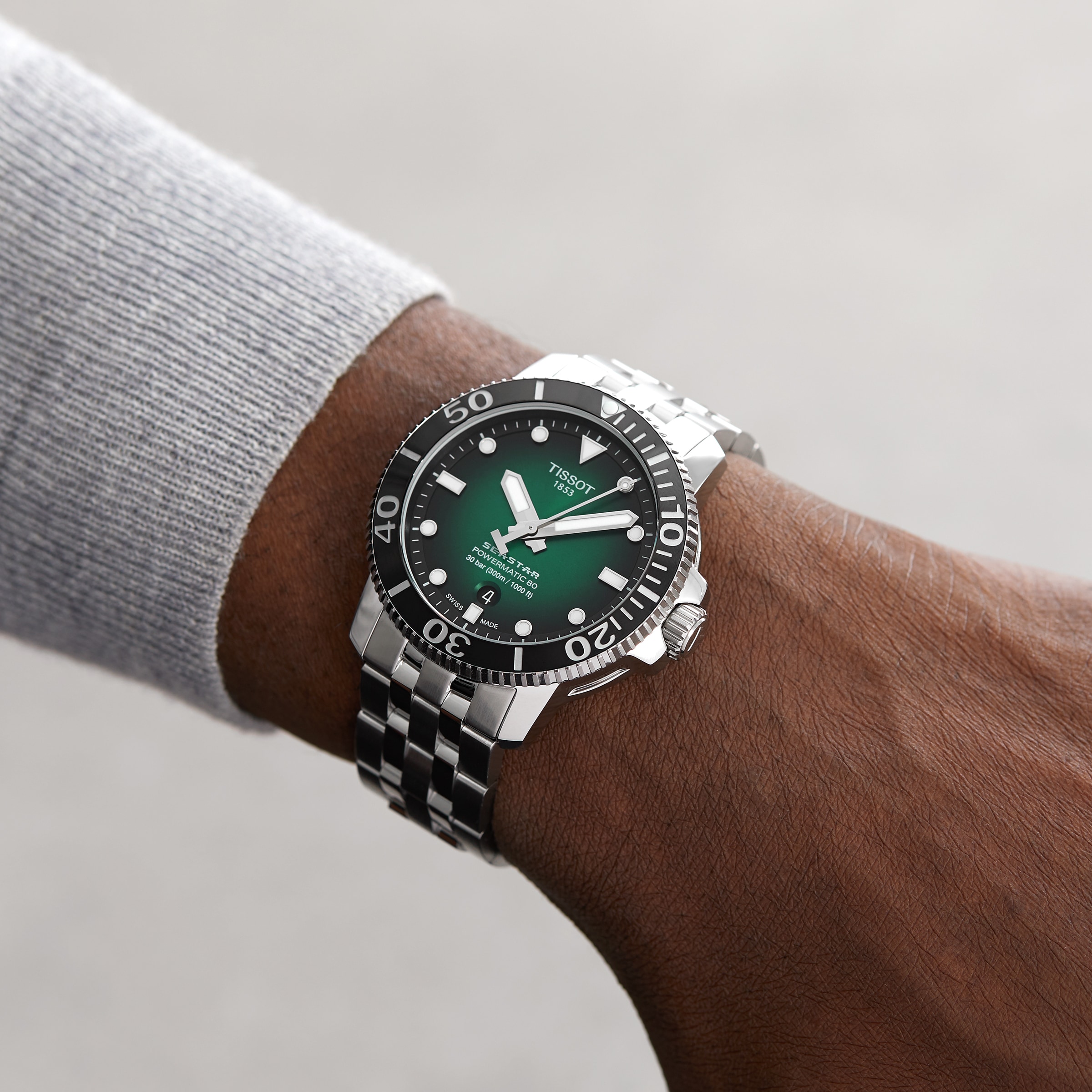 Replica Tissot T-Sport Seastar 43mm Mens details T1204071109101