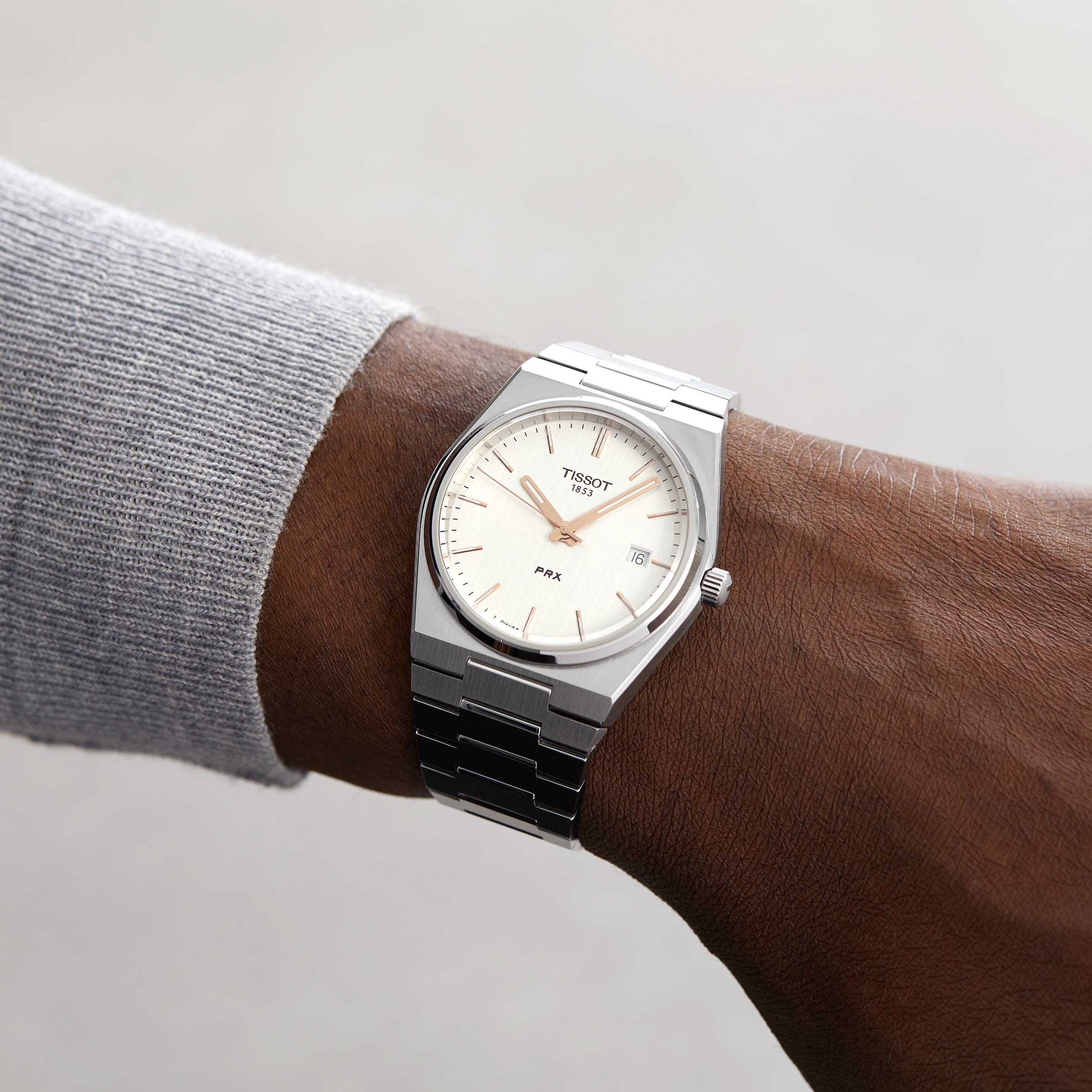 Replica Tissot T-Classic PRX 40mm Mens details T1374101103100