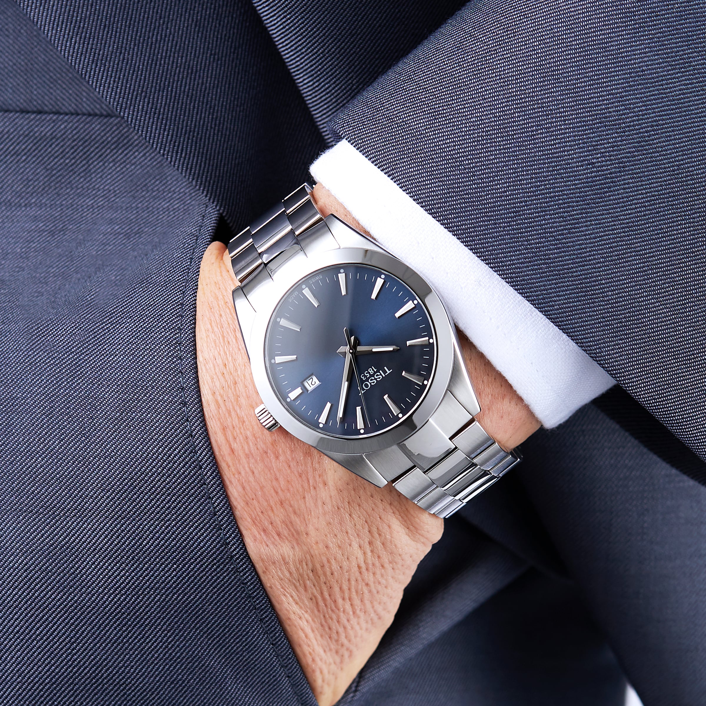 Replica Tissot T-Classic Gentleman 40mm Mens details T1274101104100