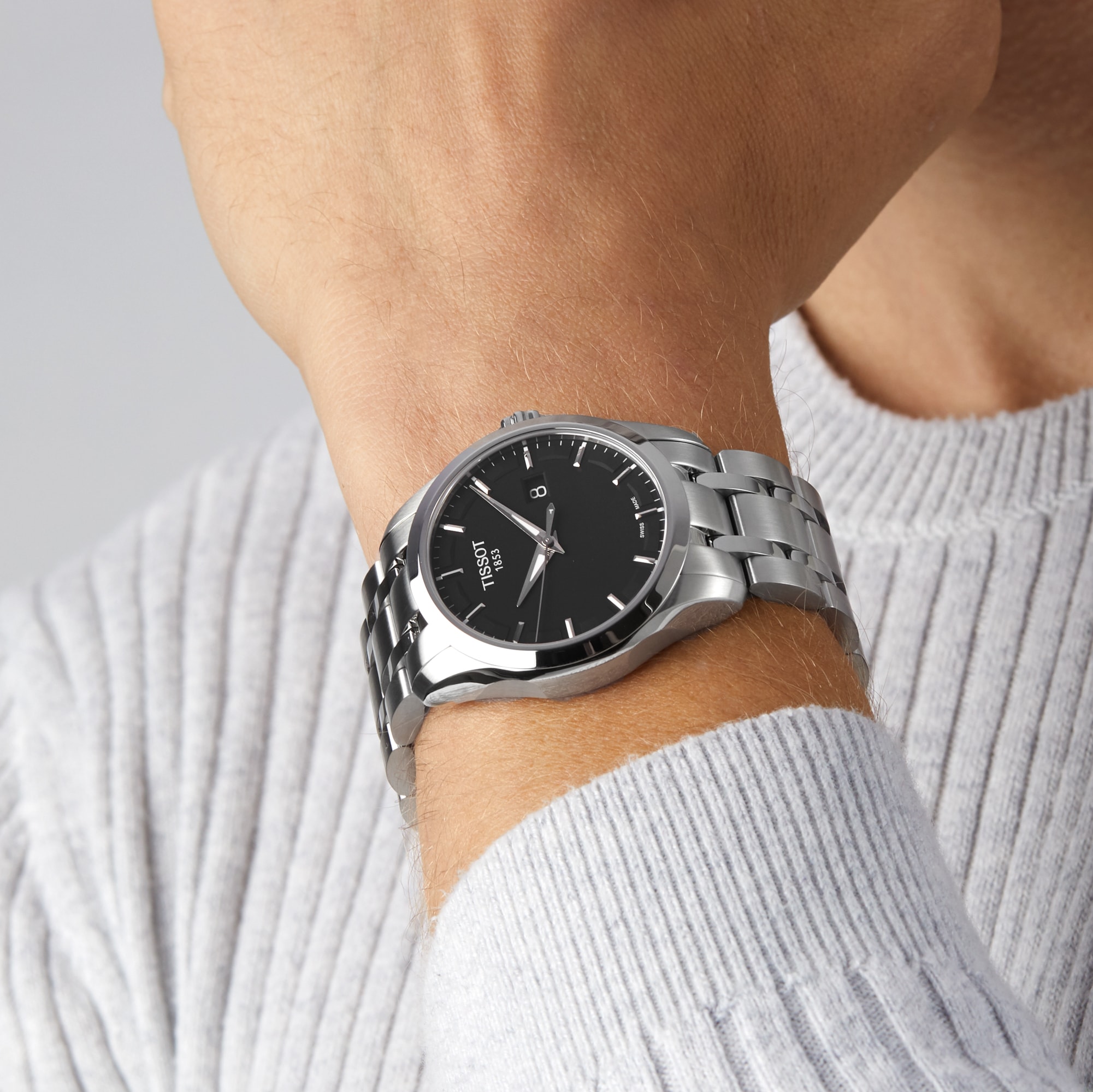 Replica Tissot Couturier Mens details 39mm T0354101105100 3 Replica Tissot Couturier Mens details 39mm T0354101105100