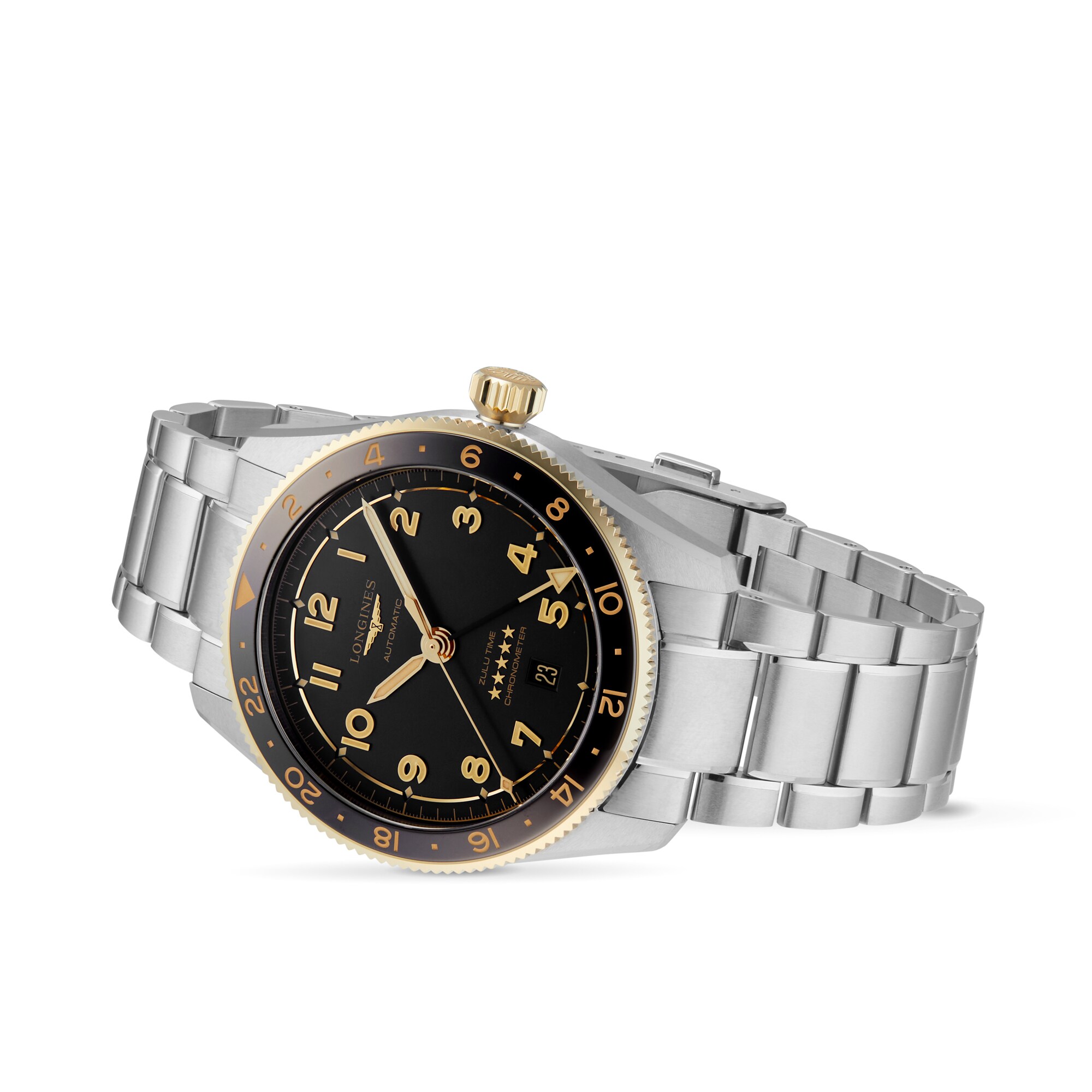 Replica Longines Spirit Zulu Time 42mm Mens details L38125536 3 Replica Longines Spirit Zulu Time 42mm Mens details L38125536