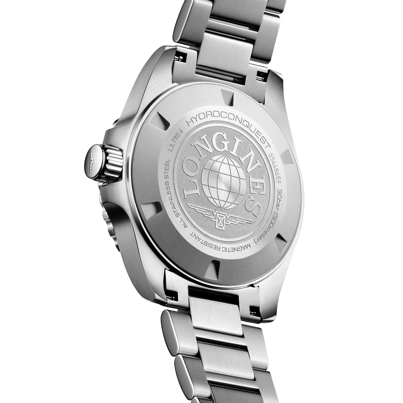 Replica Longines Hydroconquest GMT 41mm Mens details Black Stainless Steel L37904566 3 Replica Longines Hydroconquest GMT 41mm Mens details Black Stainless Steel L37904566